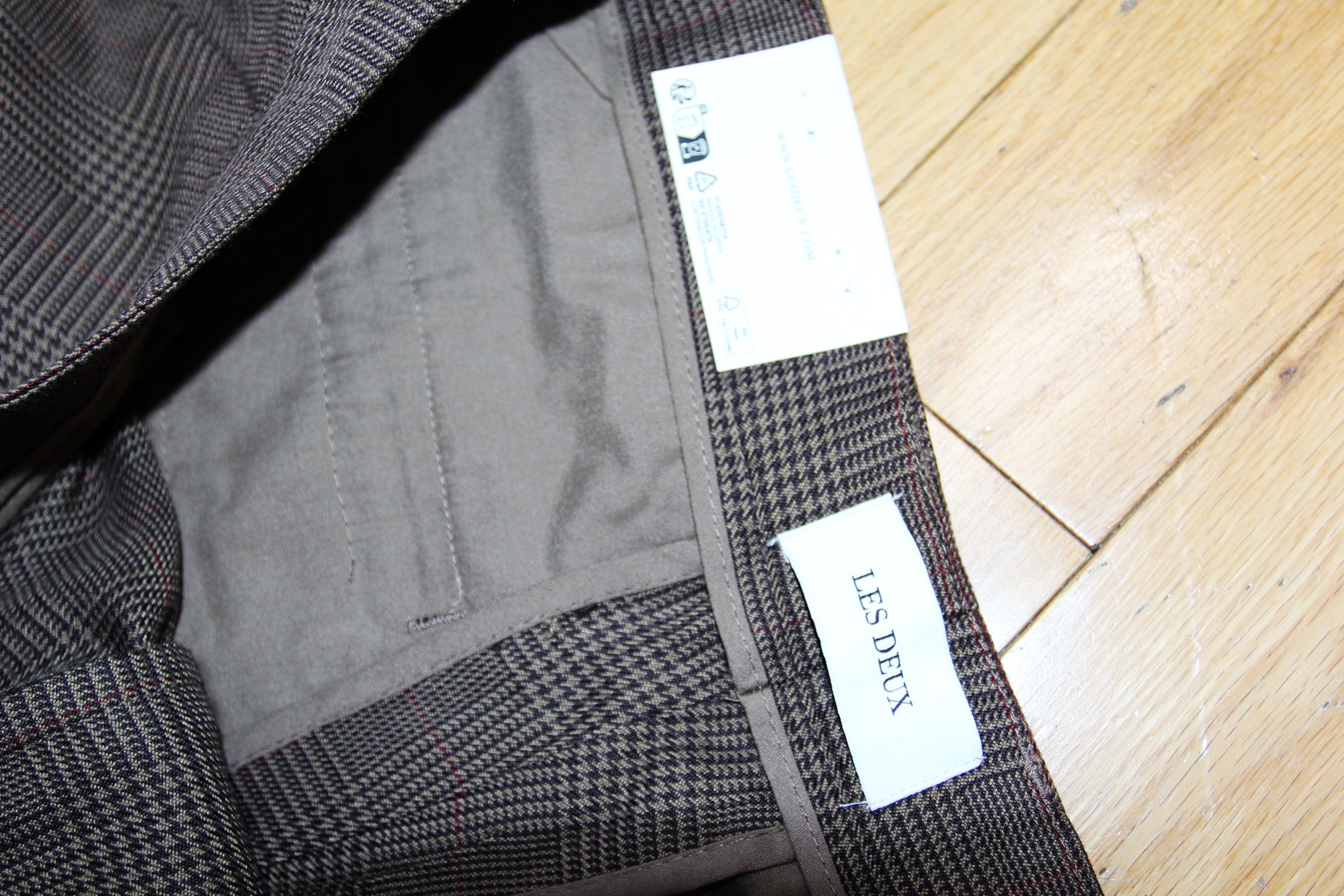 Les Deux BNWT AW25 LES DEUX RANDALL HOUNDSTOOTH SUIT PANTS 34 Size US 34 / EU 50 - 8 Thumbnail