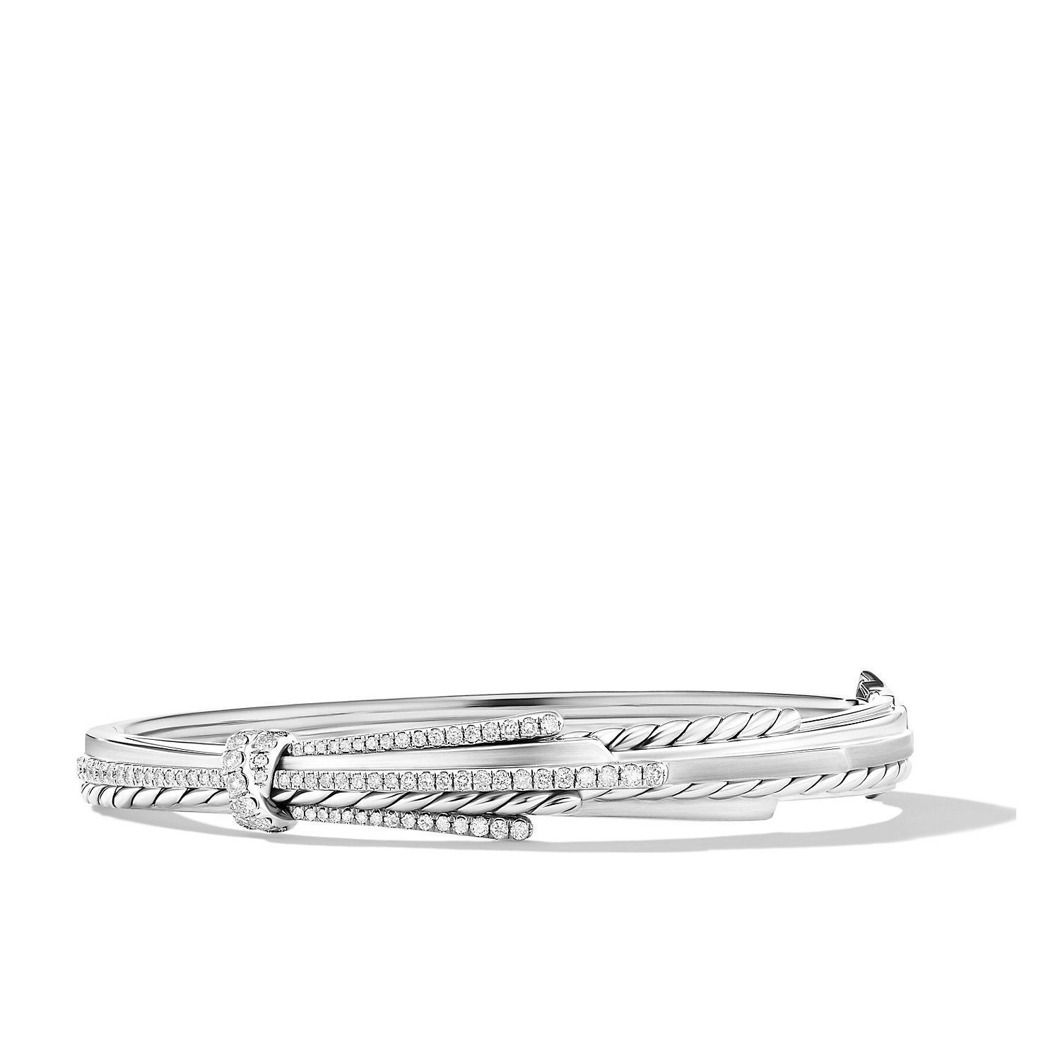 David Yurman o1w1db10526 B17121D Size:S/ Bracelet in Sterling Silver Size ONE SIZE - 1 Thumbnail