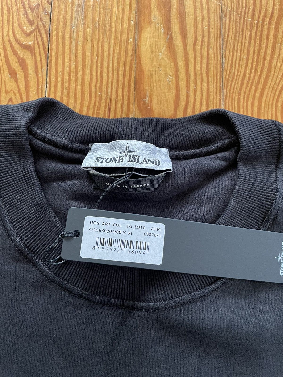 Stone Island Stone Island Sweatshirt Crewneck Black Size US XL / EU 56 / 4 - 4 Thumbnail