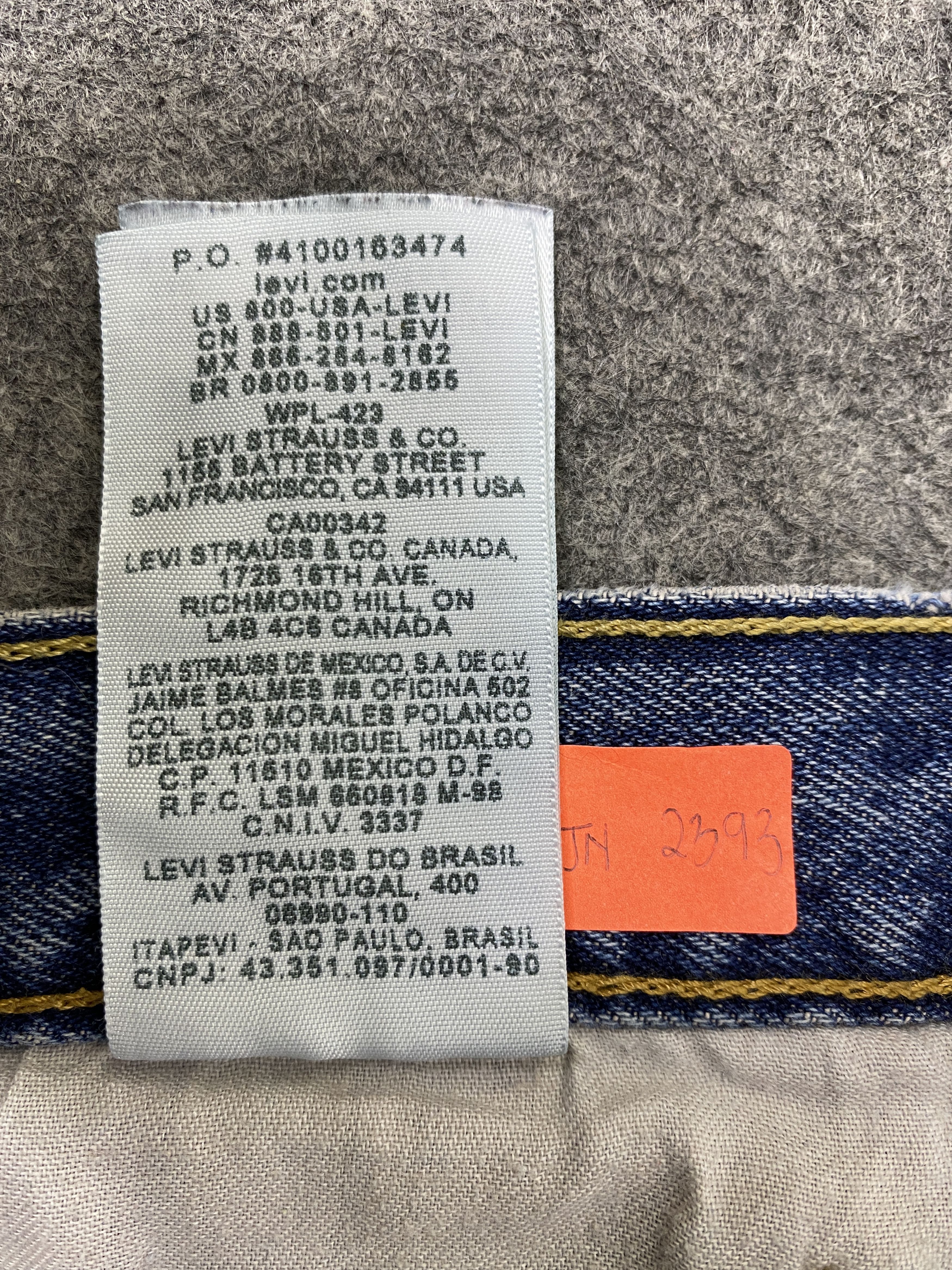 Levi's Distressed Blue Vintage Levi's 501 34x32 Denim -JN2393 Size US 34 / EU 50 - 10 Thumbnail