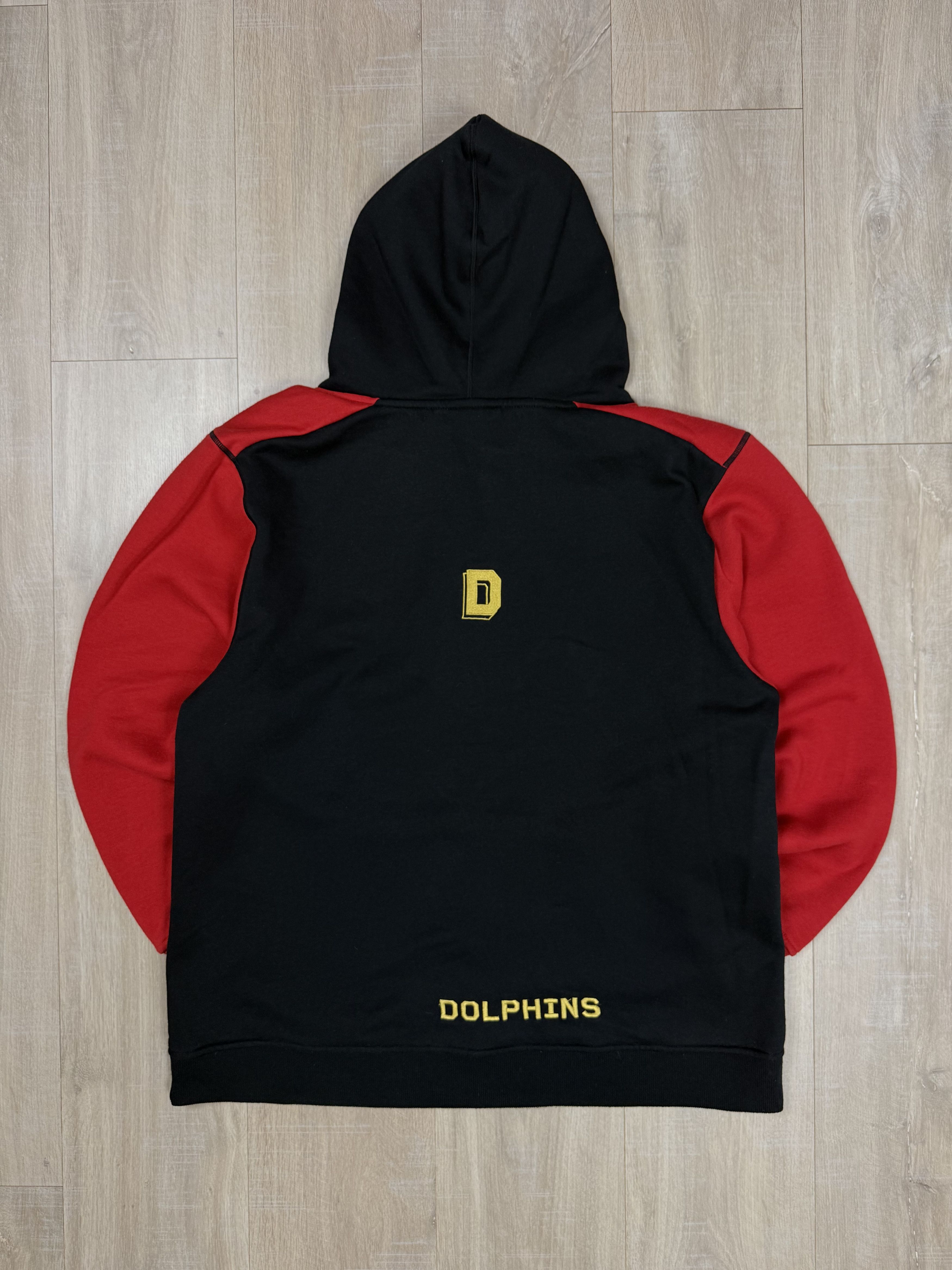NFL NFL Miami Dolphins Official Hoodie Black/Red Size XL Size US XL / EU 56 / 4 - 8 Thumbnail
