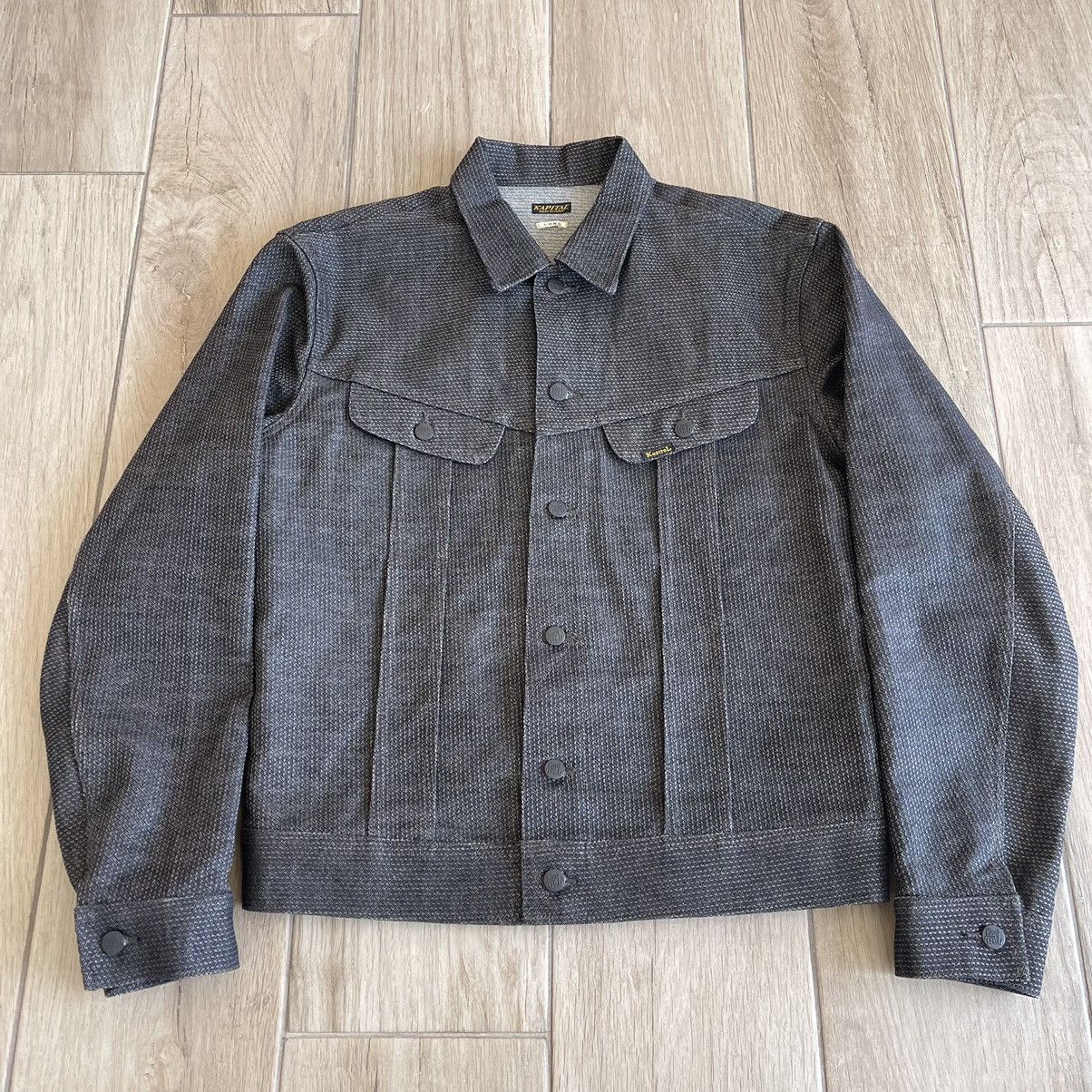 Kapital Kapital Century Denim No.9 Westerner (Long) Mud Dye Jacket | Grailed