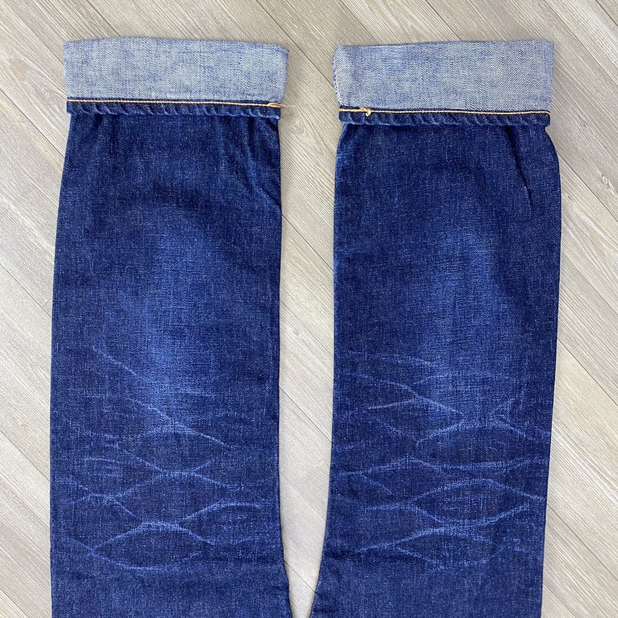 Japanese Brand Blue Paint Overalls Japan Selvedge Raw Denim Pants Size US 30 / EU 46 - 12 Thumbnail