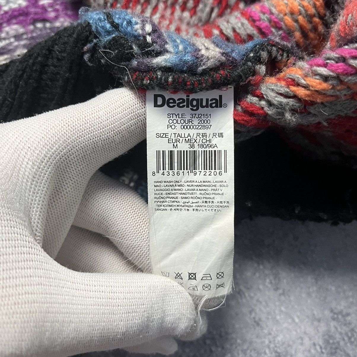 Desigual Vintage Desigual Patchwork Knitted Cardigan Sweater Coogi Size M / US 6-8 / IT 42-44 - 6 Thumbnail