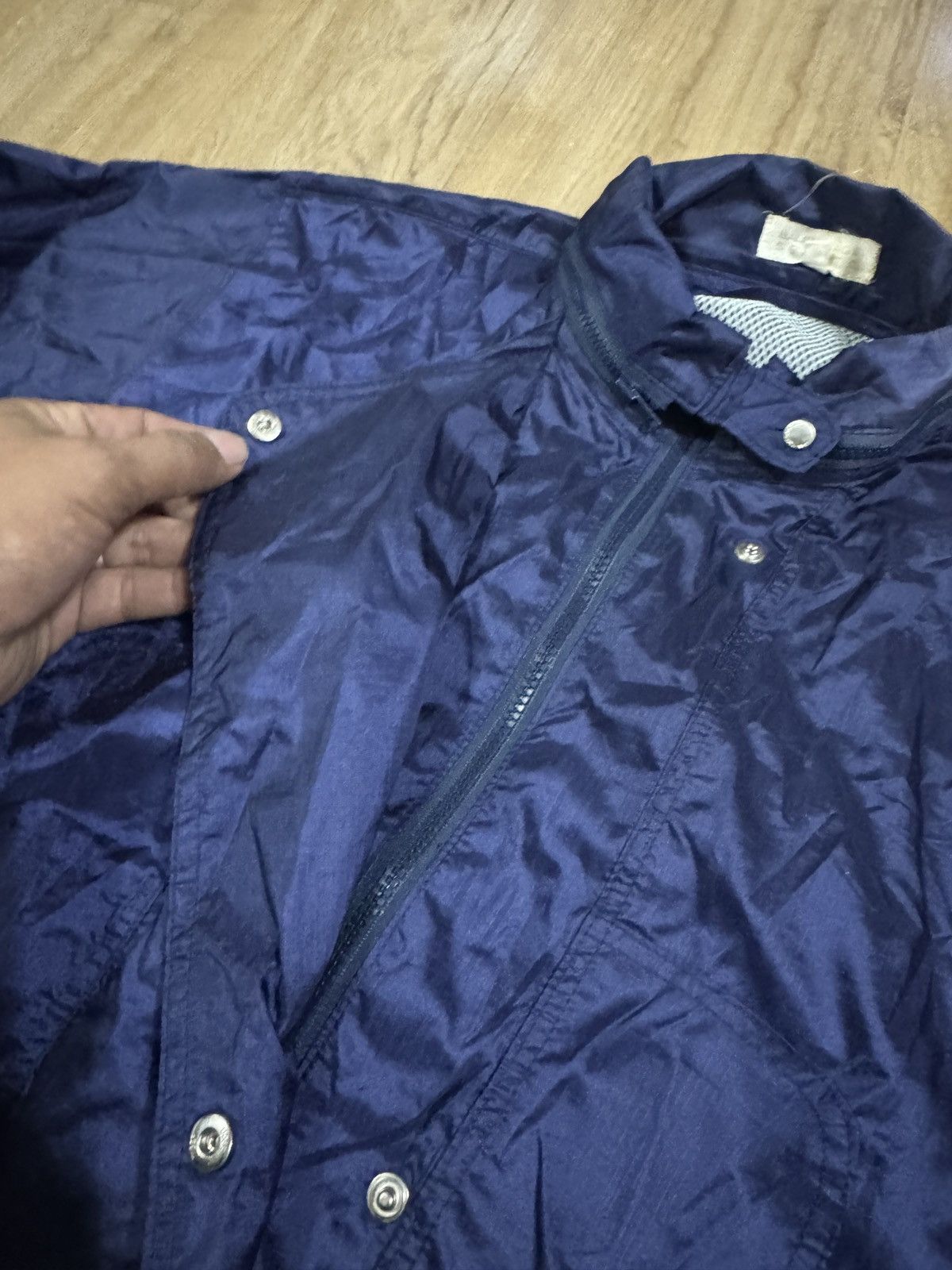 Designer Vintage Balenciaga Sport Windbreaker Jacket Size US M / EU 48-50 / 2 - 2 Thumbnail