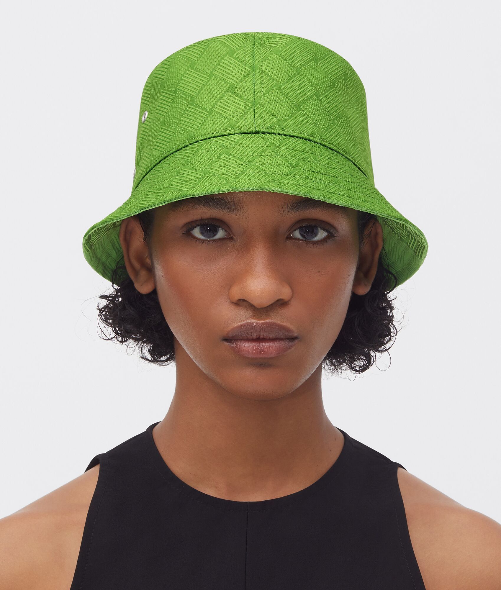 Bottega Veneta o1n1vont0425 Unisex Size: L / Hat / Cap in Acid Green Size ONE SIZE - 2 Thumbnail