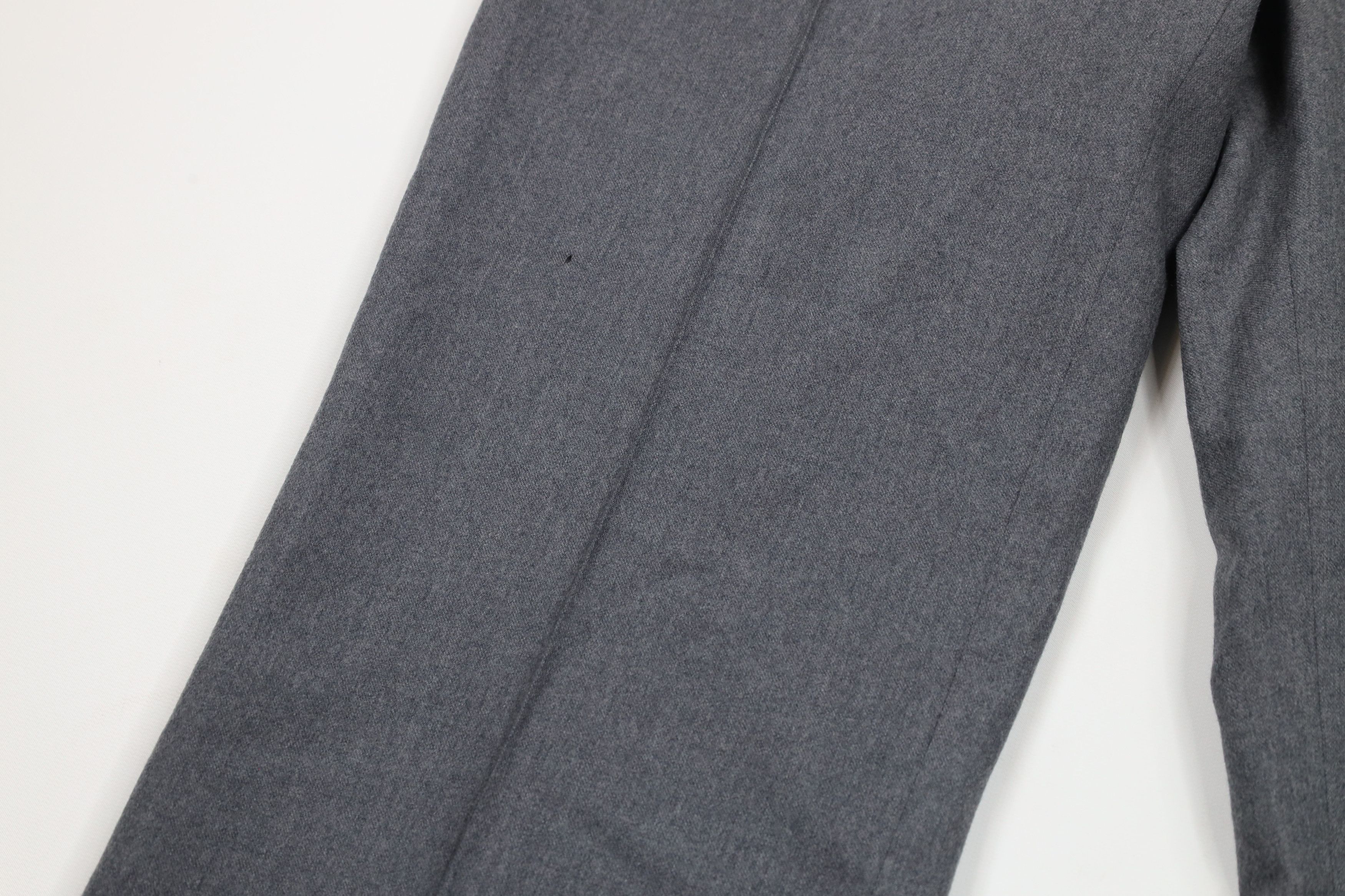 Vintage Vintage 60s 70s Streetwear Wool Bell Bottoms Pants Gray USA Size US 34 / EU 50 - 5 Thumbnail