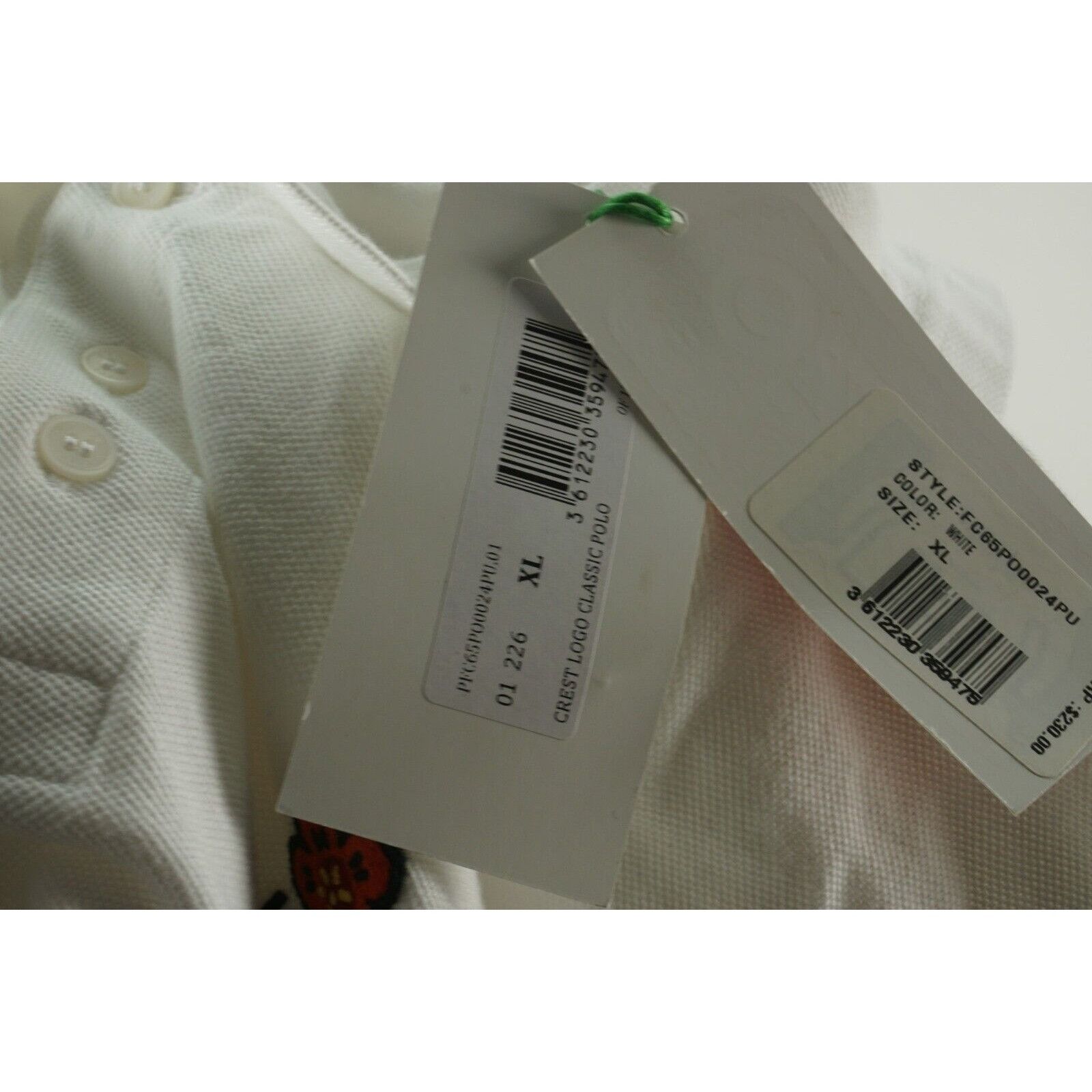 Kenzo New $230 KENZO Paris Crest Flower Logo Men's XL Polo Shirt Size US XL / EU 56 / 4 - 9 Thumbnail