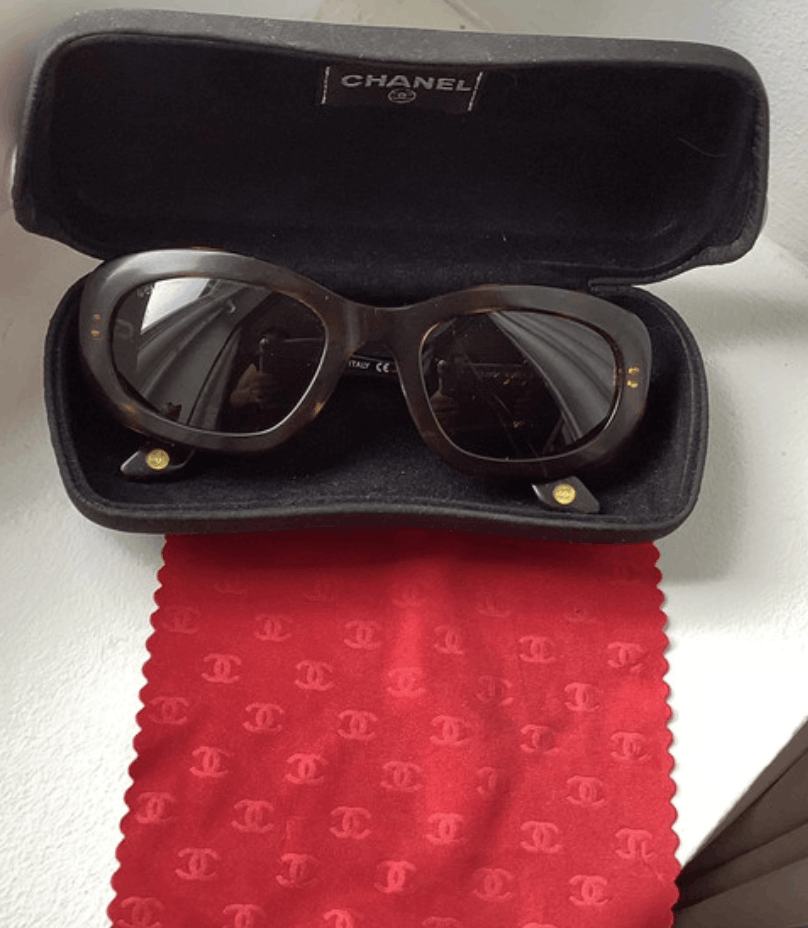 Chanel Chanel Sunglasses 5009 CC Rhinestone 4017 Rimless Vintage Size ONE SIZE - 3 Thumbnail