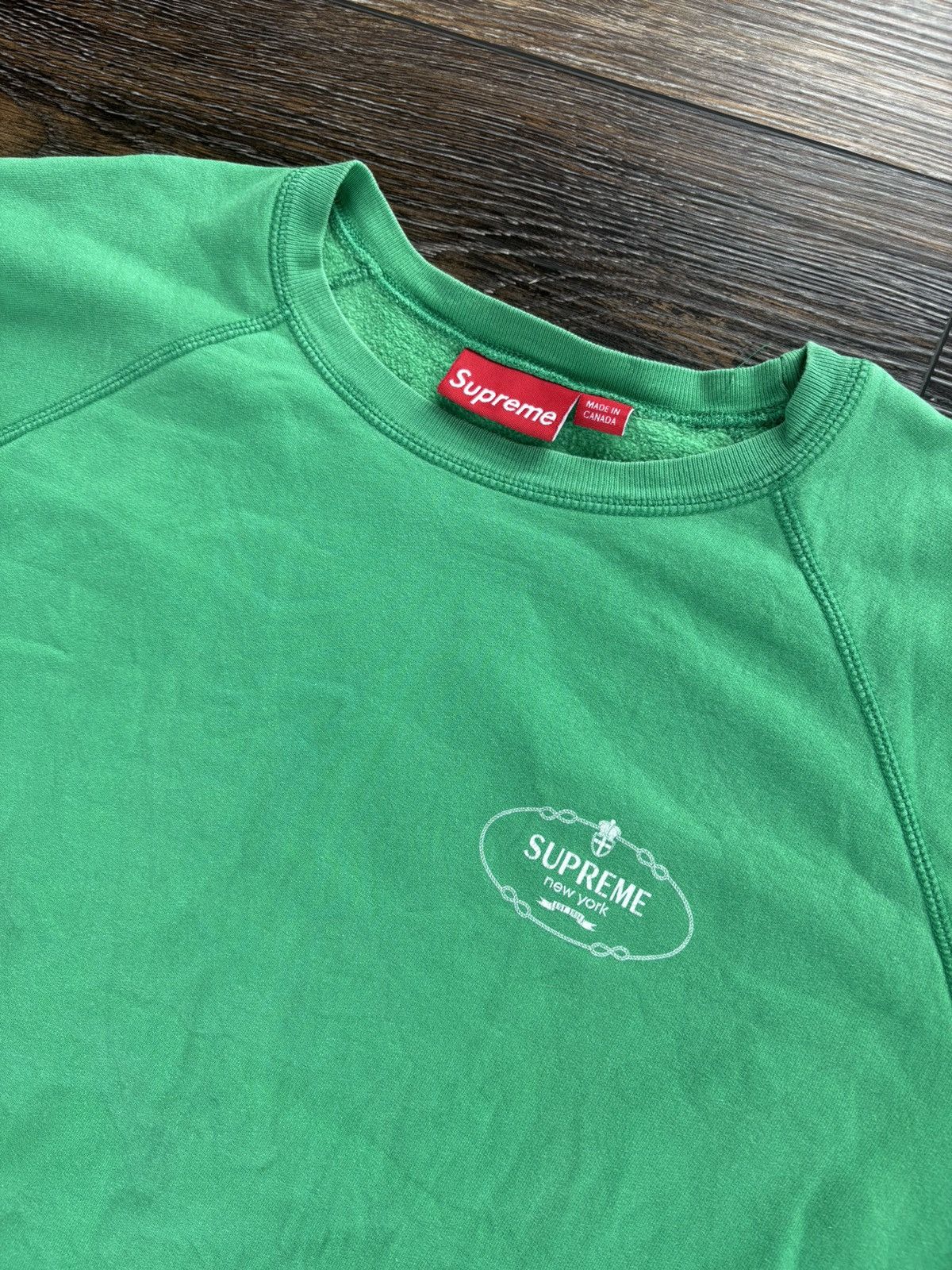 Supreme Supreme Harlem Crewneck SS12 Green Size US L / EU 52-54 / 3 - 4 Thumbnail