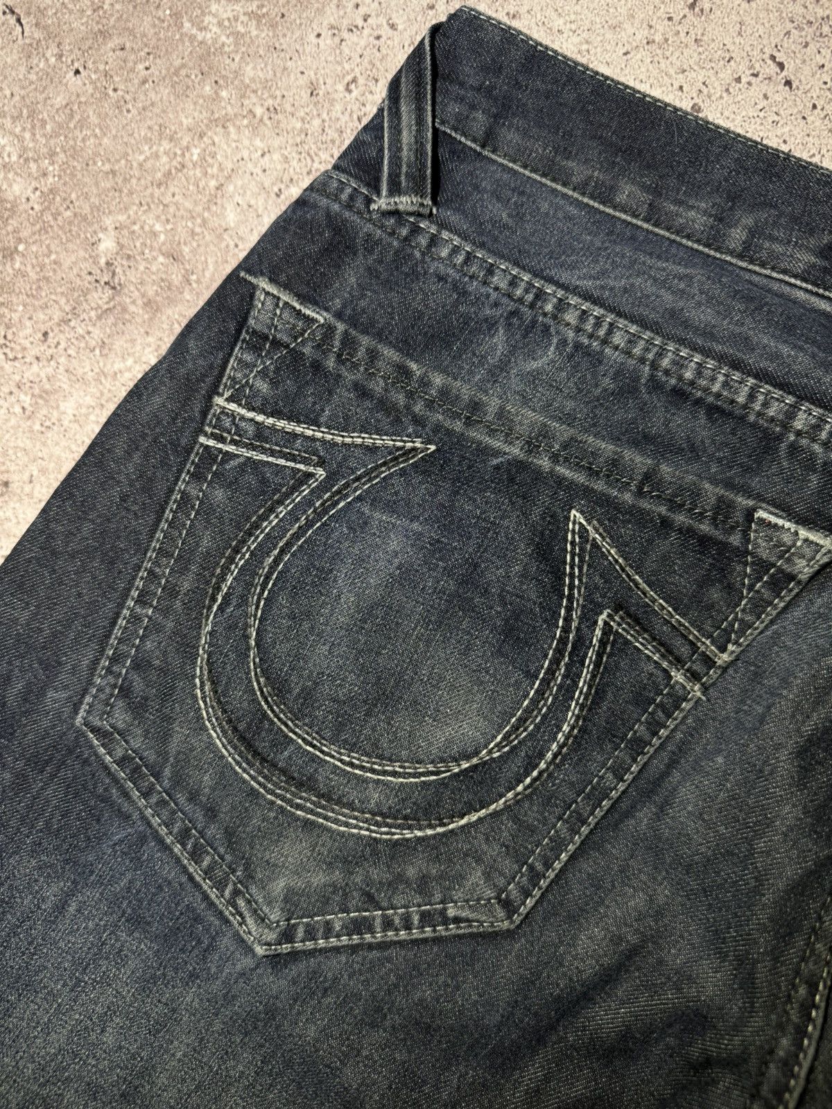 True Religion × Vintage True Religion Vintage Streetwear y2k Denim rap Jeans Size US 34 / EU 50 - 3 Thumbnail
