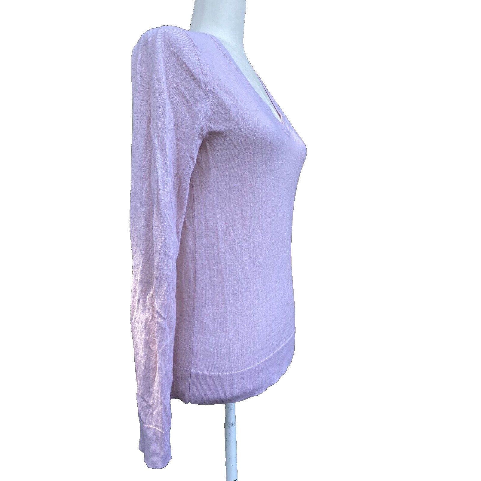 Banana Republic Banana Republic Sweater 100% merino wool pink Small A000237 Size S / US 4 / IT 40 - 2 Thumbnail