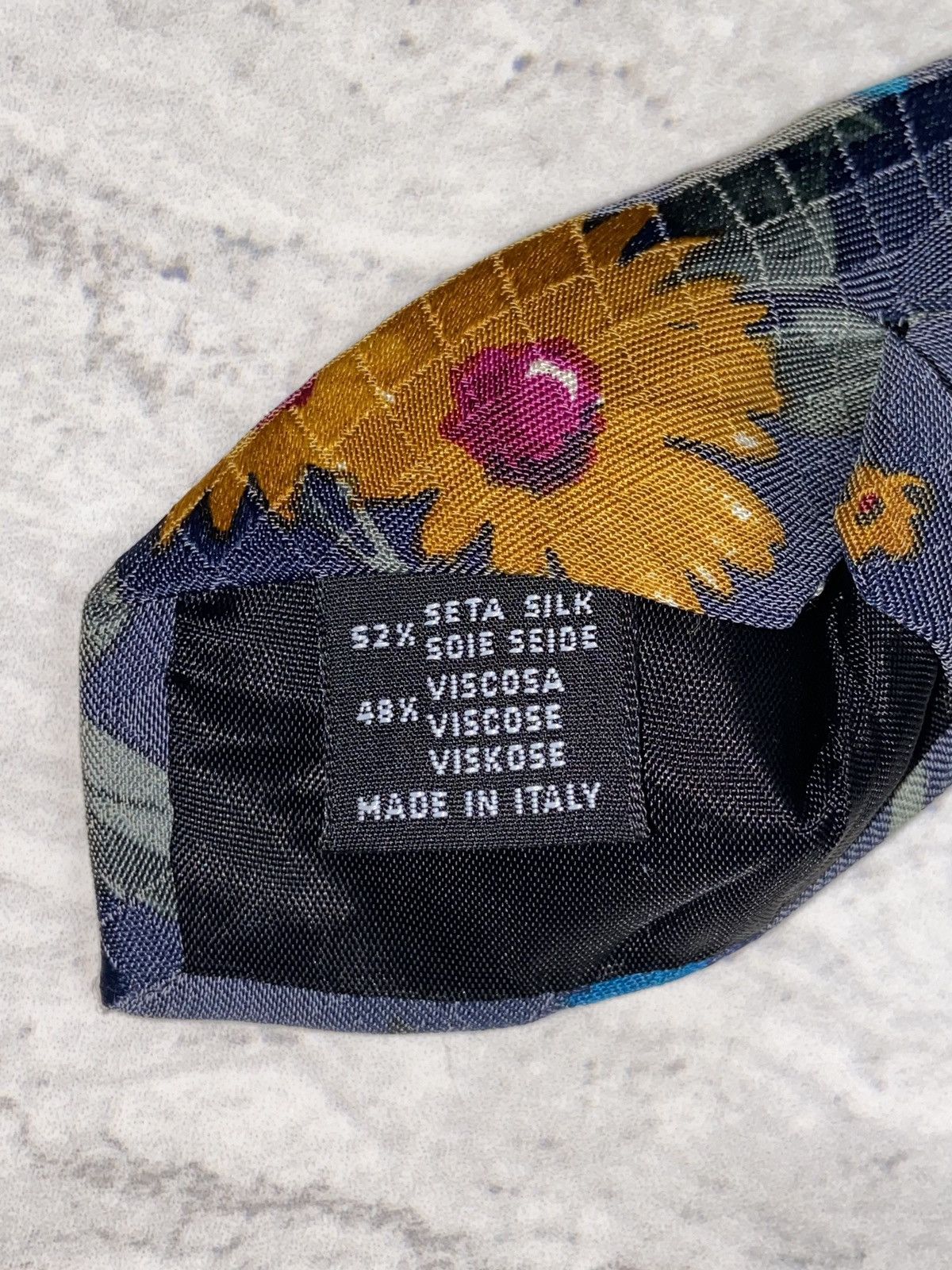 Hugo Boss HUGO BOSS Flower Motive Tie Size ONE SIZE - 6 Thumbnail