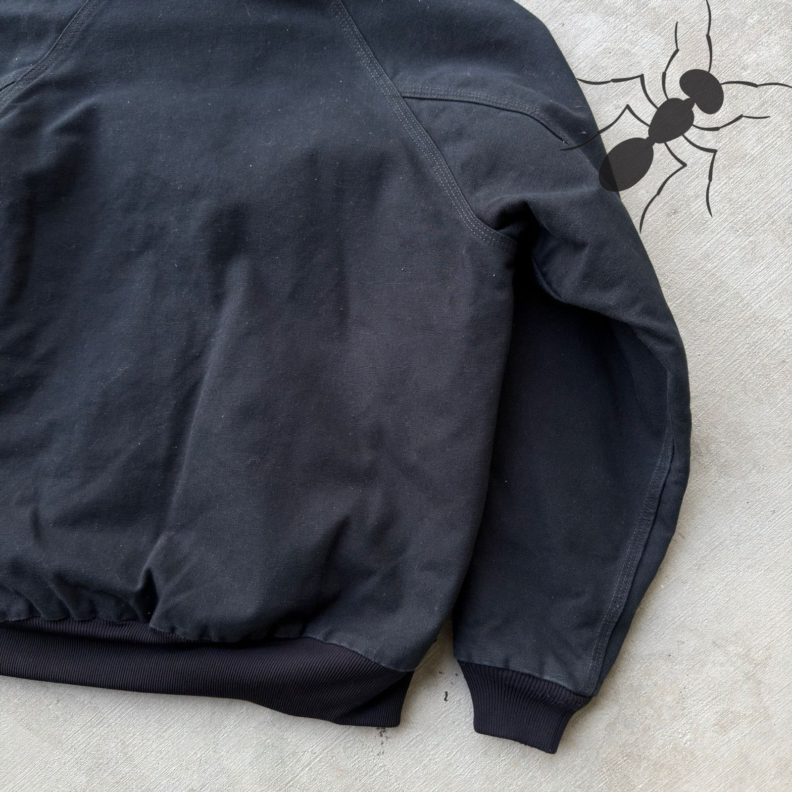 Carhartt × Vintage Carhartt J268 BLK black hooded work wear jacket Size US L / EU 52-54 / 3 - 7 Thumbnail