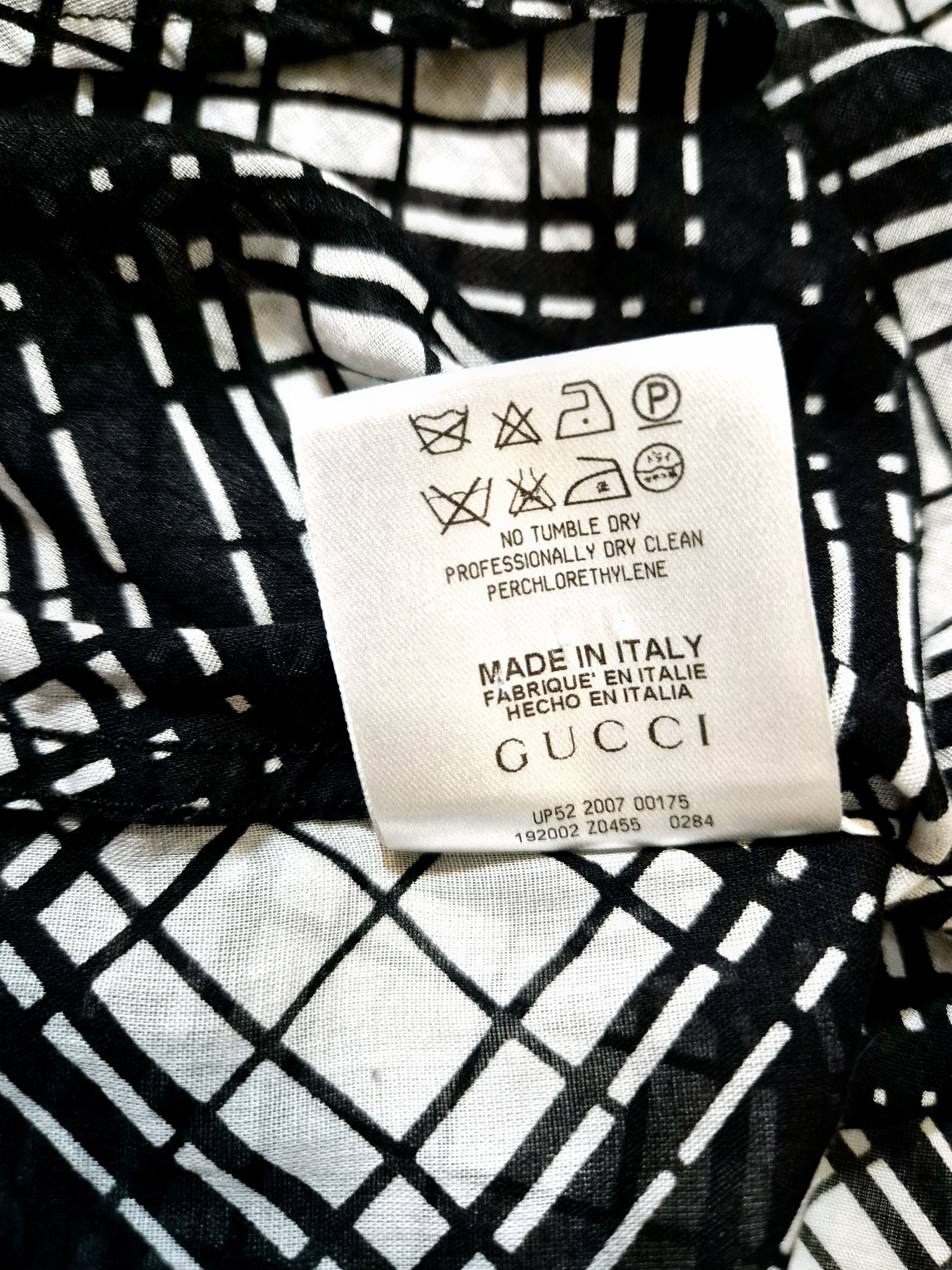 Gucci Shirt black and white * Gucci * Size US L / EU 52-54 / 3 - 6 Thumbnail