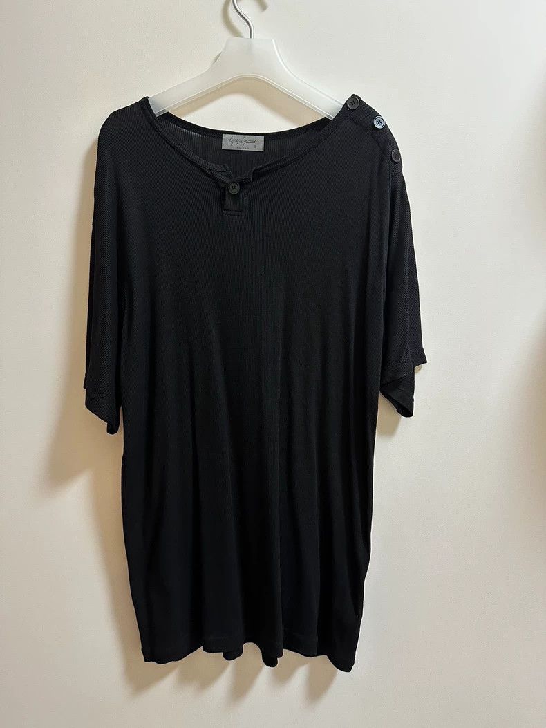 Yohji Yamamoto Yohji Yamamoto black striped button design short sleeves 25 Size US L / EU 52-54 / 3 - 1 Thumbnail