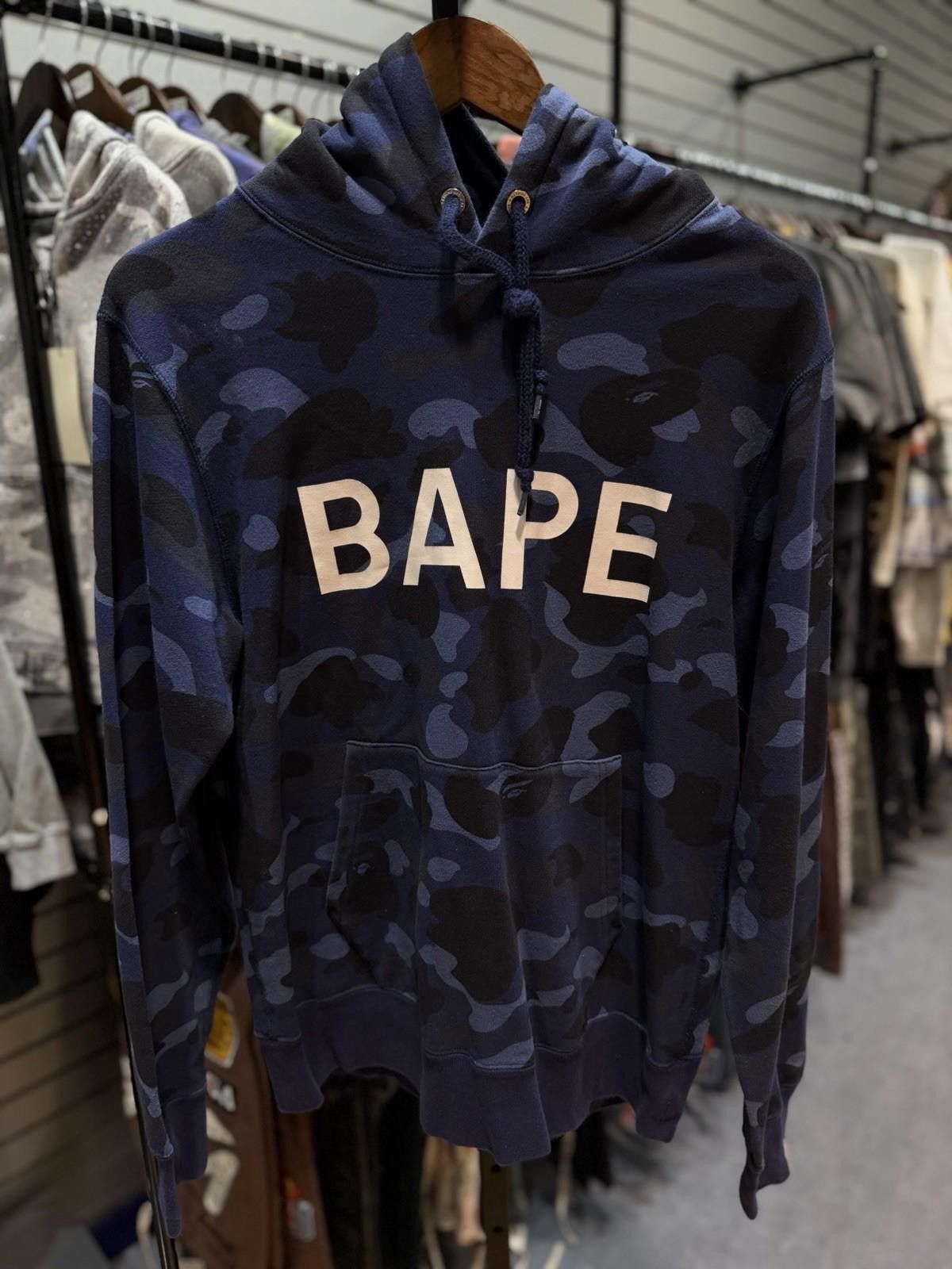 Other A Bathing Ape BAPE Blue Camo Pullover Hoodie Size Large Size US L / EU 52-54 / 3 - 2 Thumbnail