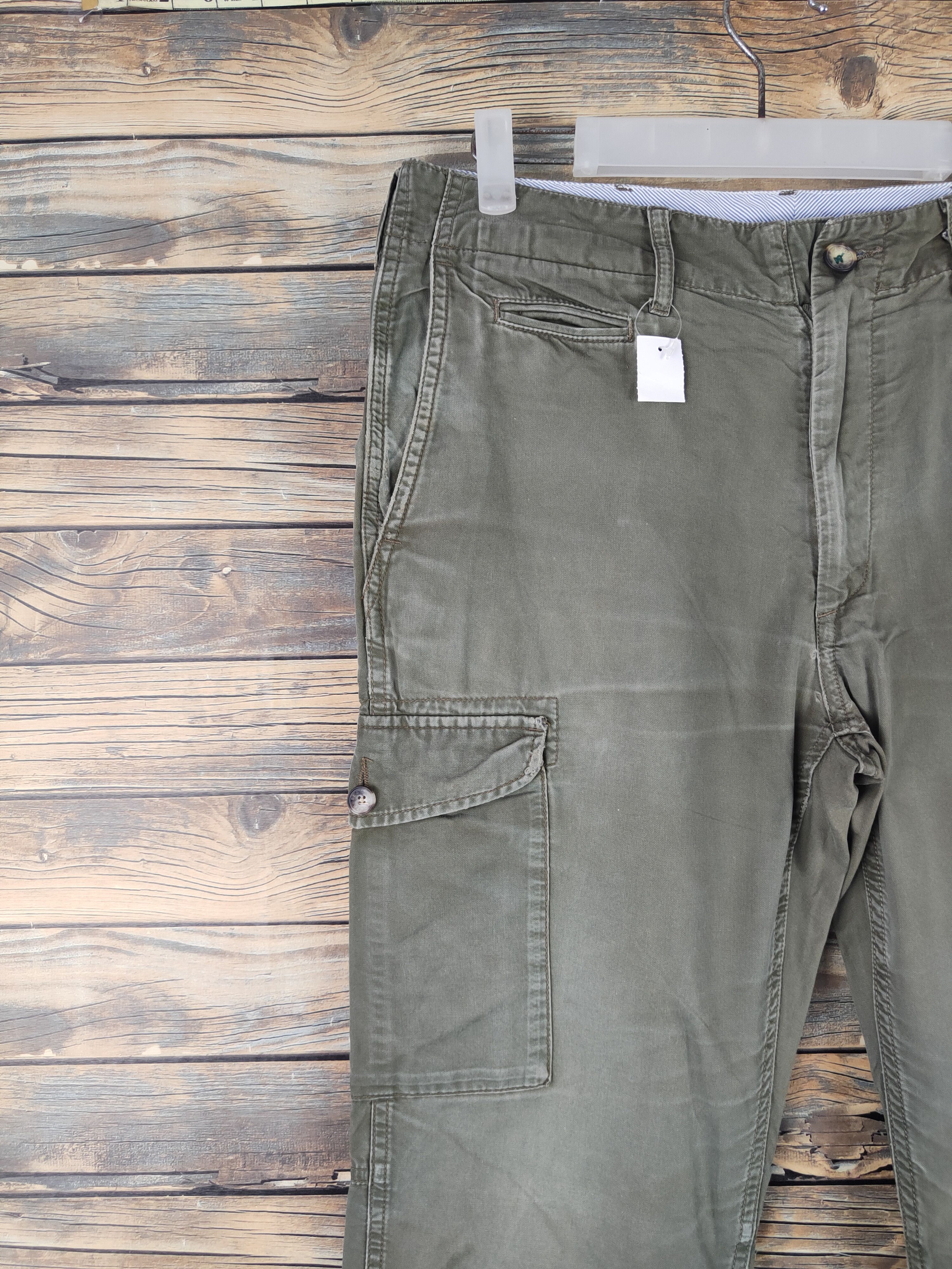 United Arrows DL Beauty&Youth United Arrows Olive Cargo Pants #1496 Size US 32 / EU 48 - 3 Thumbnail