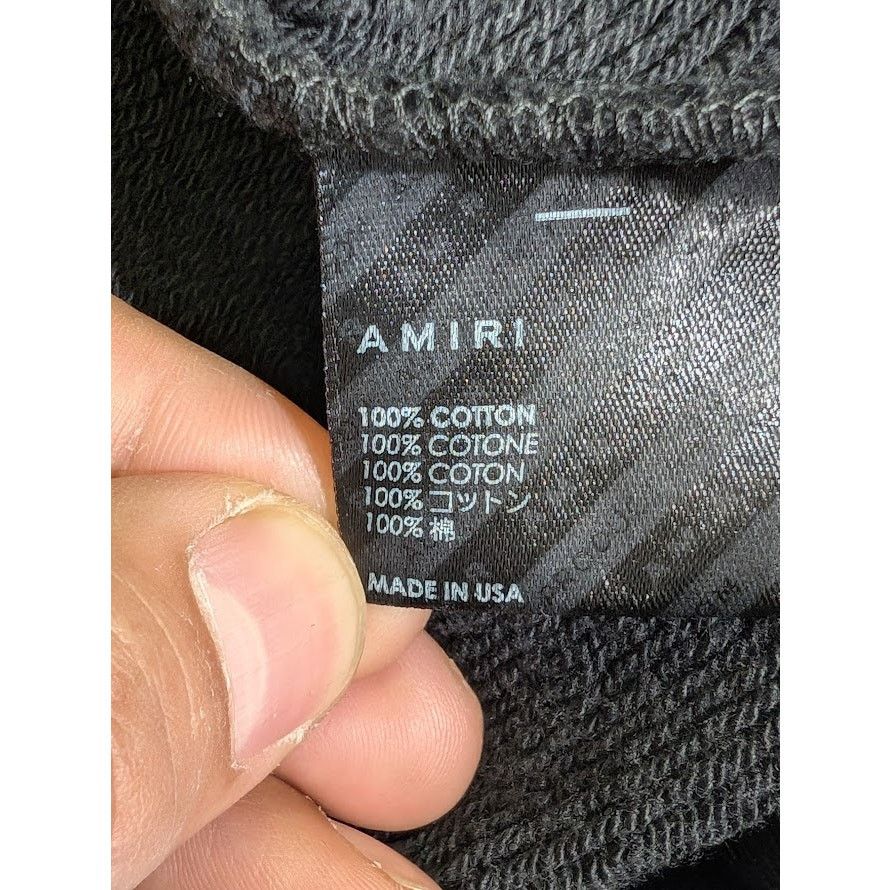 Amiri o1rshd1 Q:4 / MA Logo Hoodie in Black/Lime Size US M / EU 48-50 / 2 - 21 Thumbnail