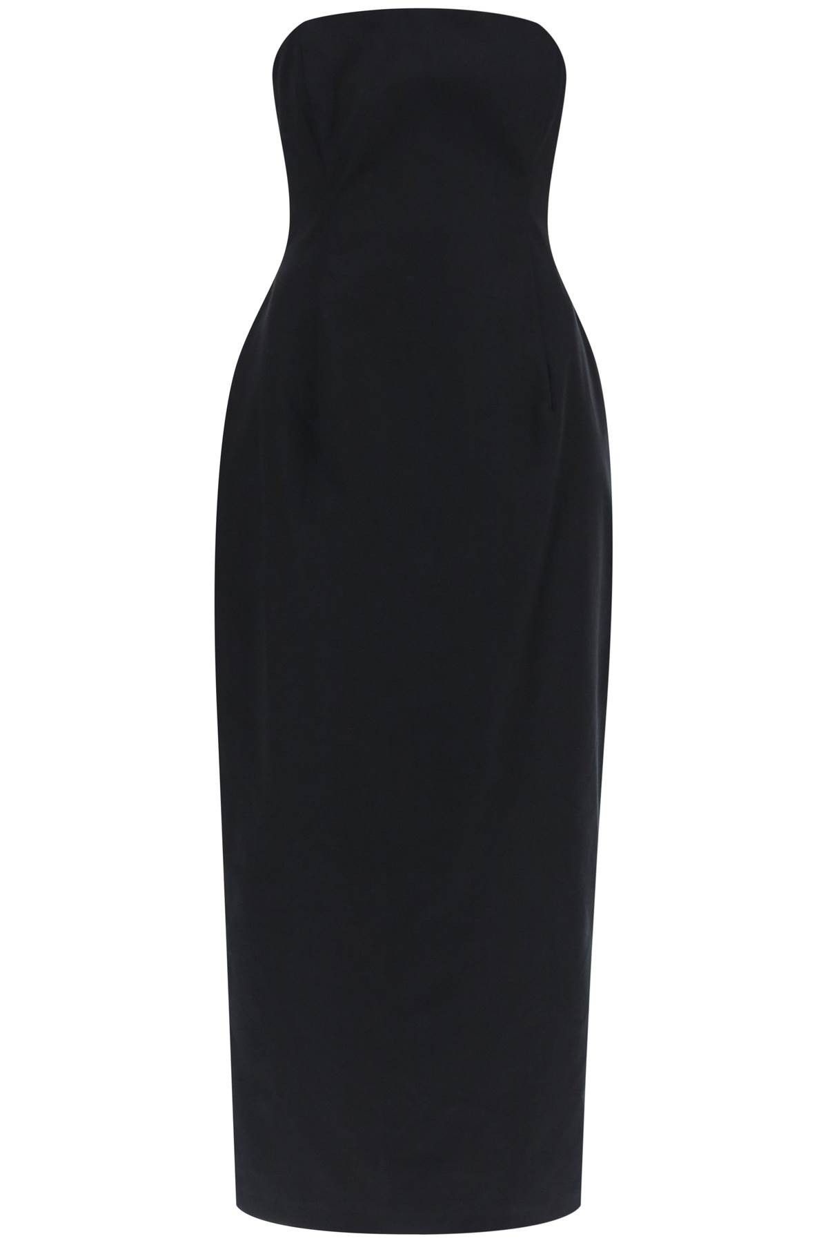 image of Magda Butrym Hourglass Bustier Dress With in Nero, Women's (Size XS)