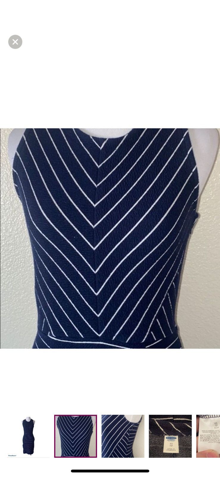 Old Navy Old navy XS striped knit dress Size XS / US 0-2 / IT 36-38 - 2 Thumbnail