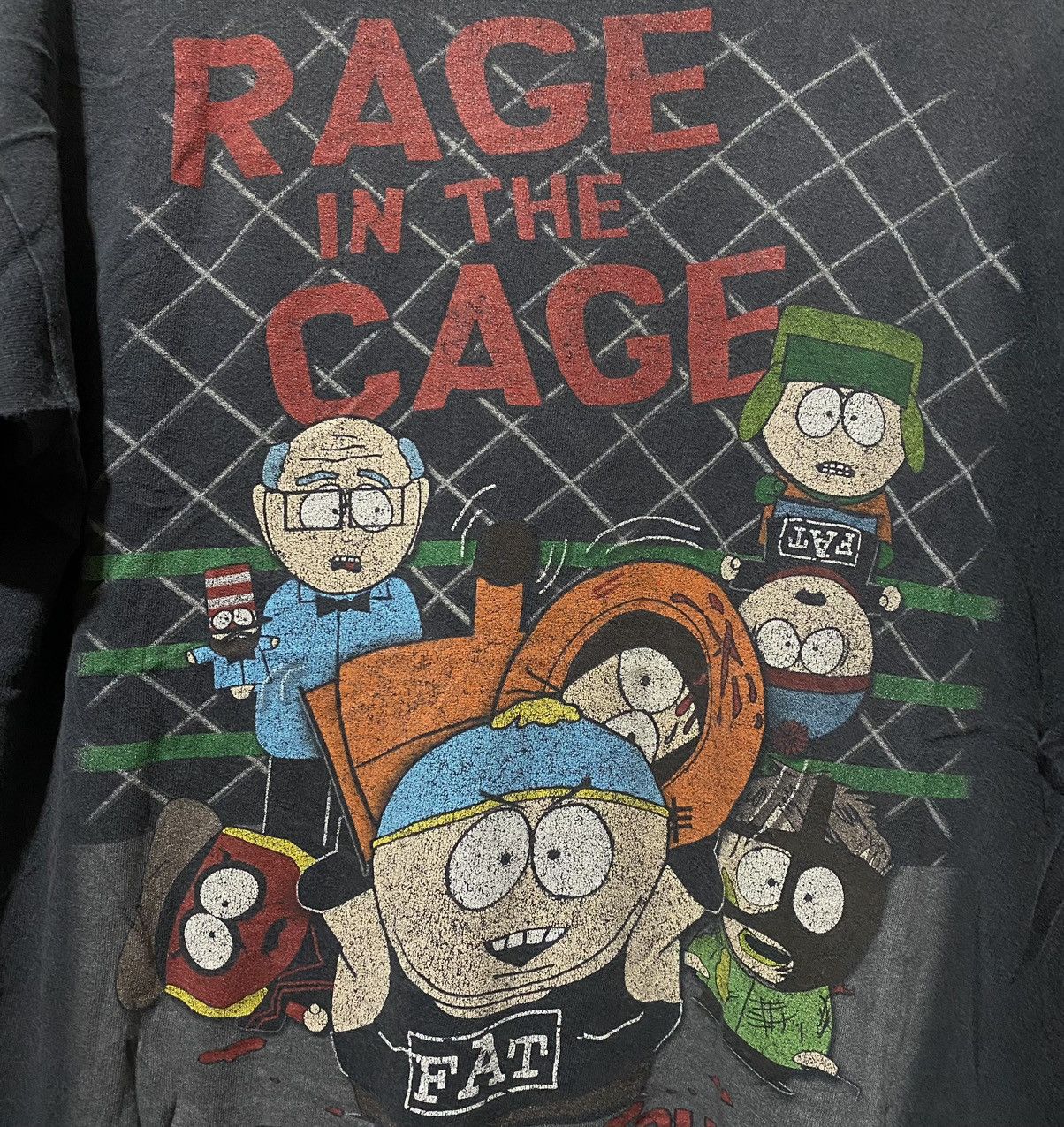 Cartoon Network × Vintage South Park Rage in the Cage Battle of the Bulge 1998 vintage Size US L / EU 52-54 / 3 - 3 Thumbnail