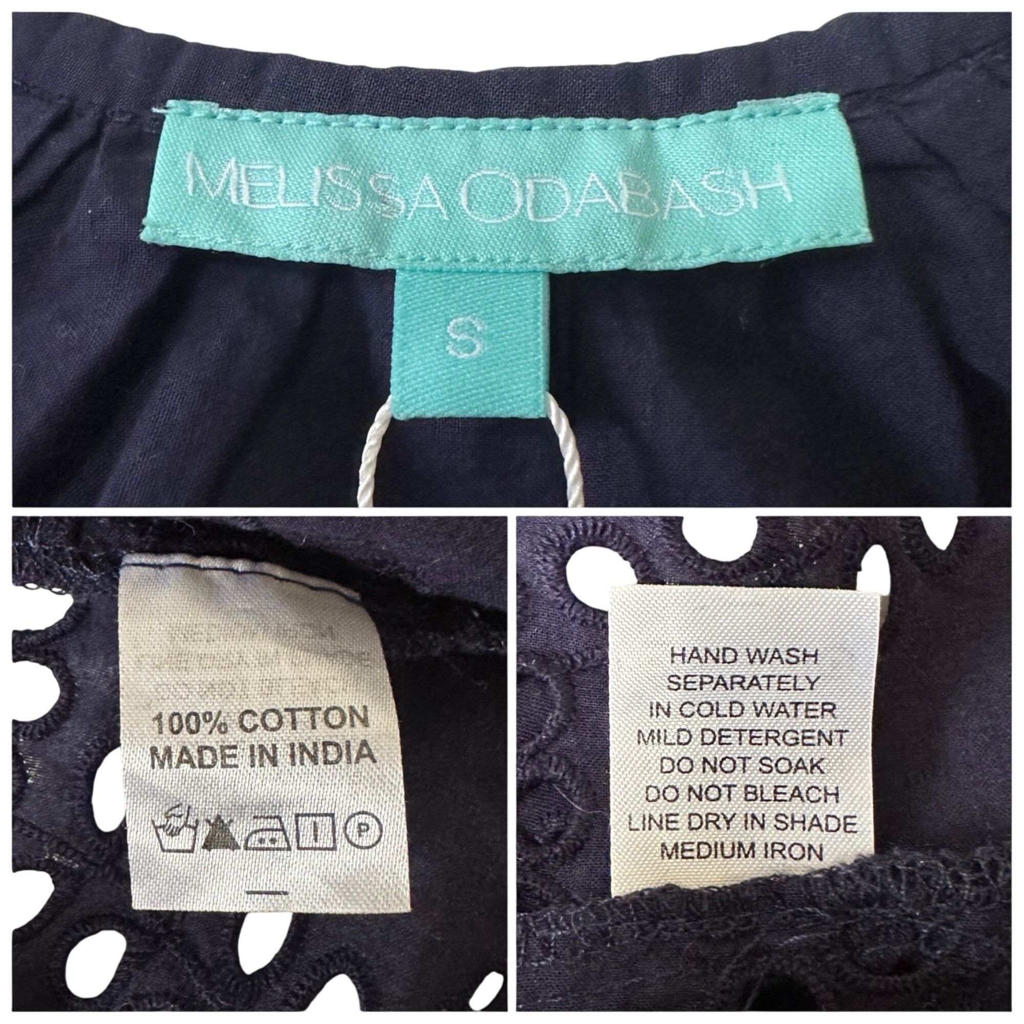 Other Melissa Odabash Ashley Eyelet Cotton Mini Dress, S NWT Size S / US 4 / IT 40 - 3 Thumbnail