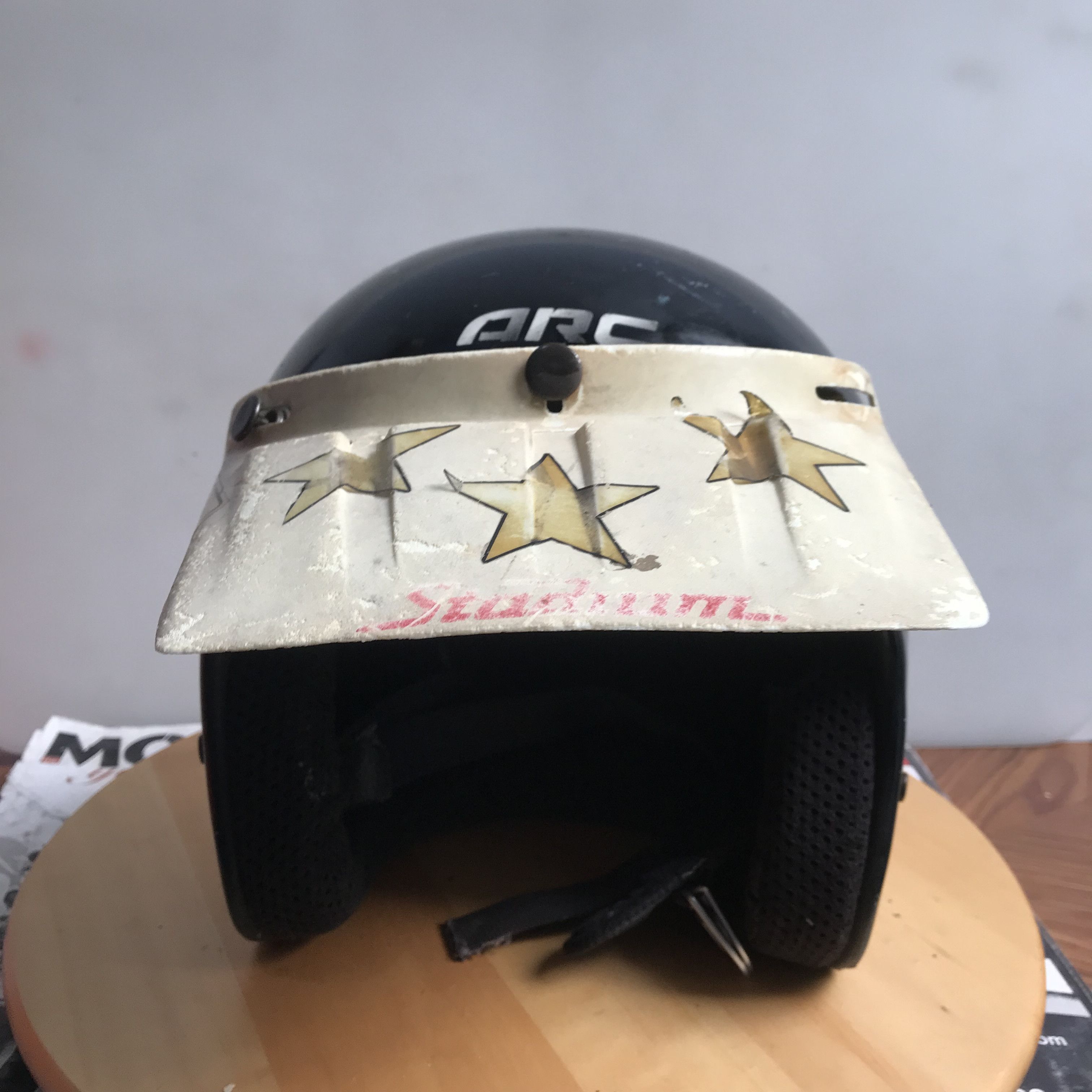 HELM ARC nr 20 NR20 Helm Helmet With Stadium Pat helmet Size ONE SIZE - 4 Thumbnail