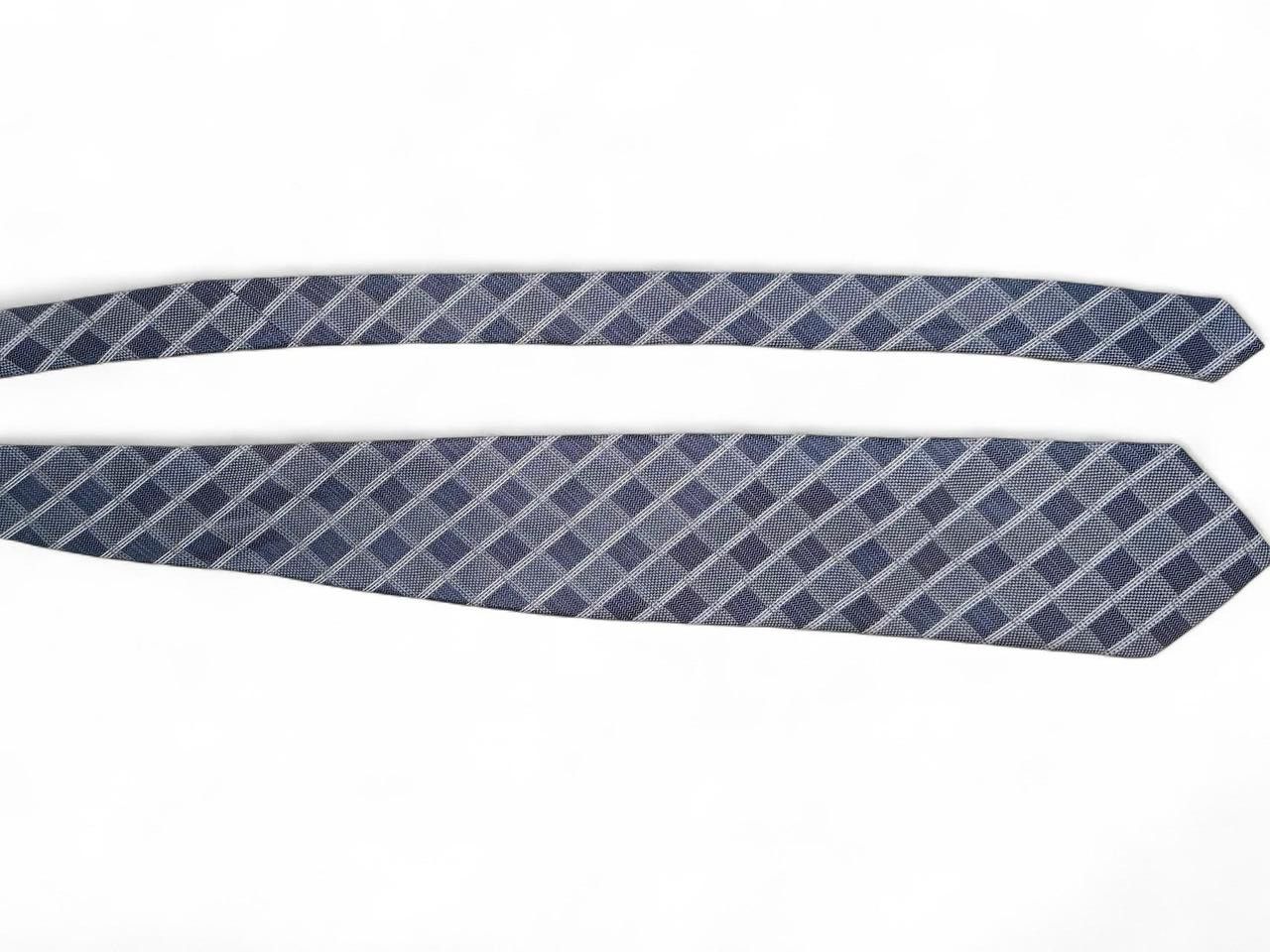 Ermenegildo Zegna ZEGNA Grey Diamond pattern tie | Made in Italy | 100% Silk Size ONE SIZE - 3 Thumbnail
