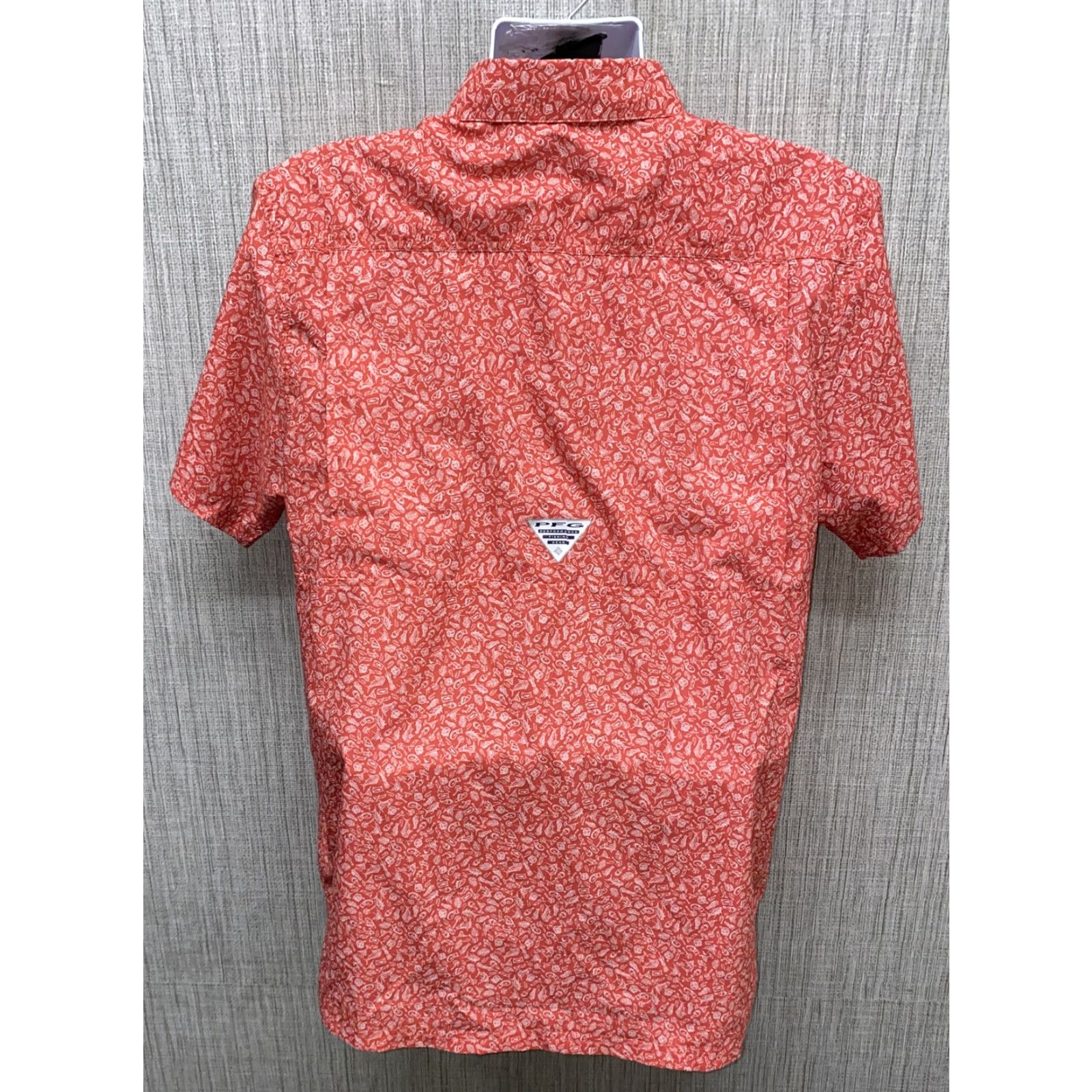 Vintage Columbia PFG Mens Red Polyester Short Sleeve Shirt 22.5 In Armpit Size M Regular Button-Up Collared Button-Down Size US M / EU 48-50 / 2 - 5 Thumbnail