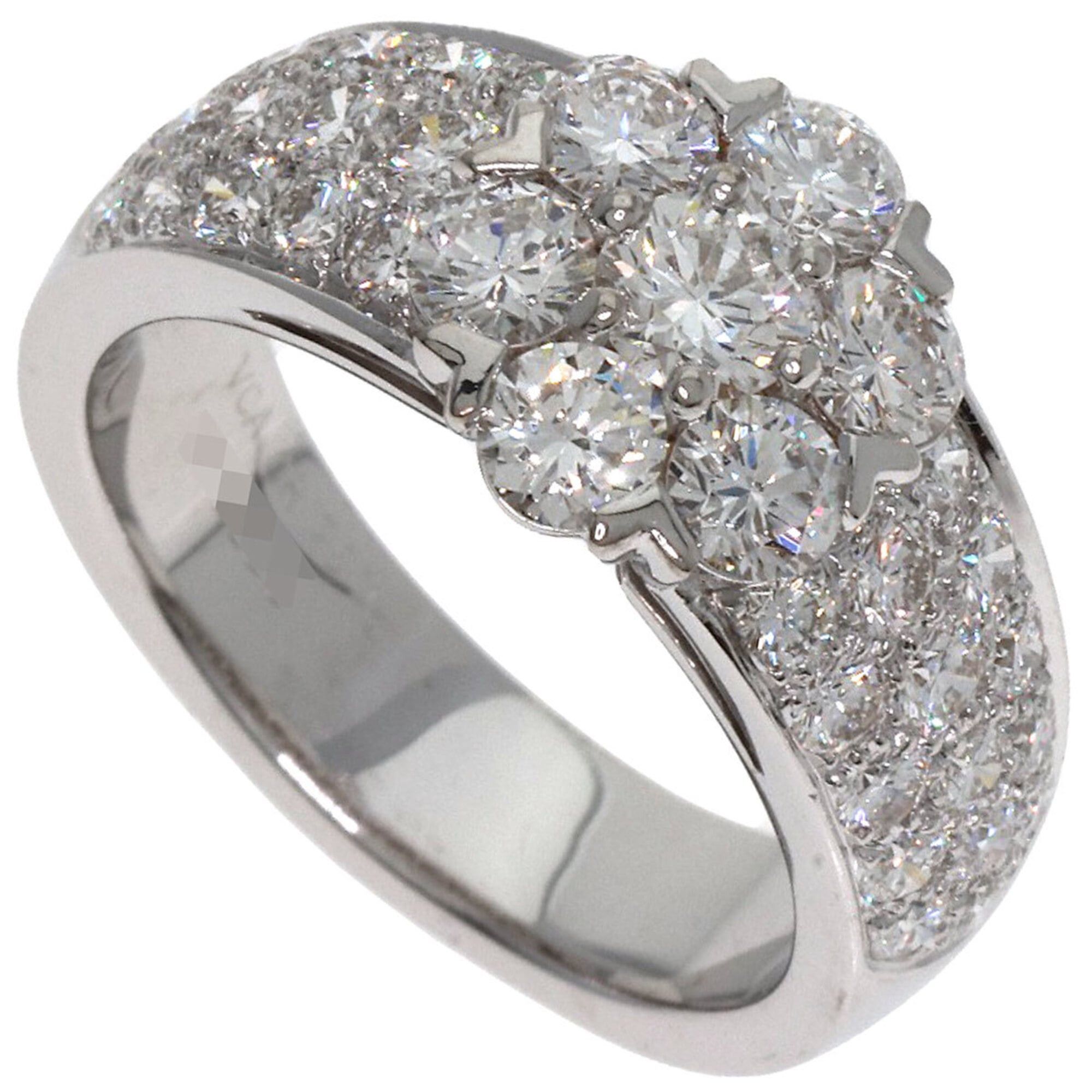 Van Cleef & Arpels Van Cleef & Arpels Fleurette Diamond Ring, 18K White Gold, Women's. Size ONE SIZE - 1 Thumbnail