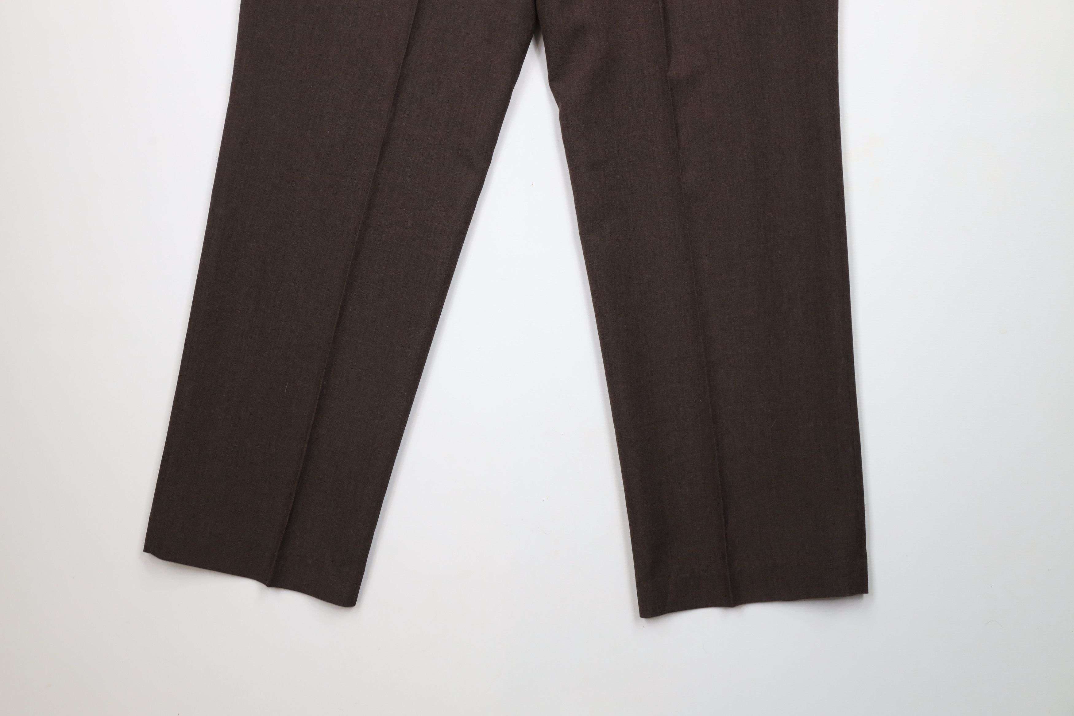 Vintage Vintage 90s Streetwear Flared Wide Leg Chino Pants Brown Size US 34 / EU 50 - 13 Thumbnail