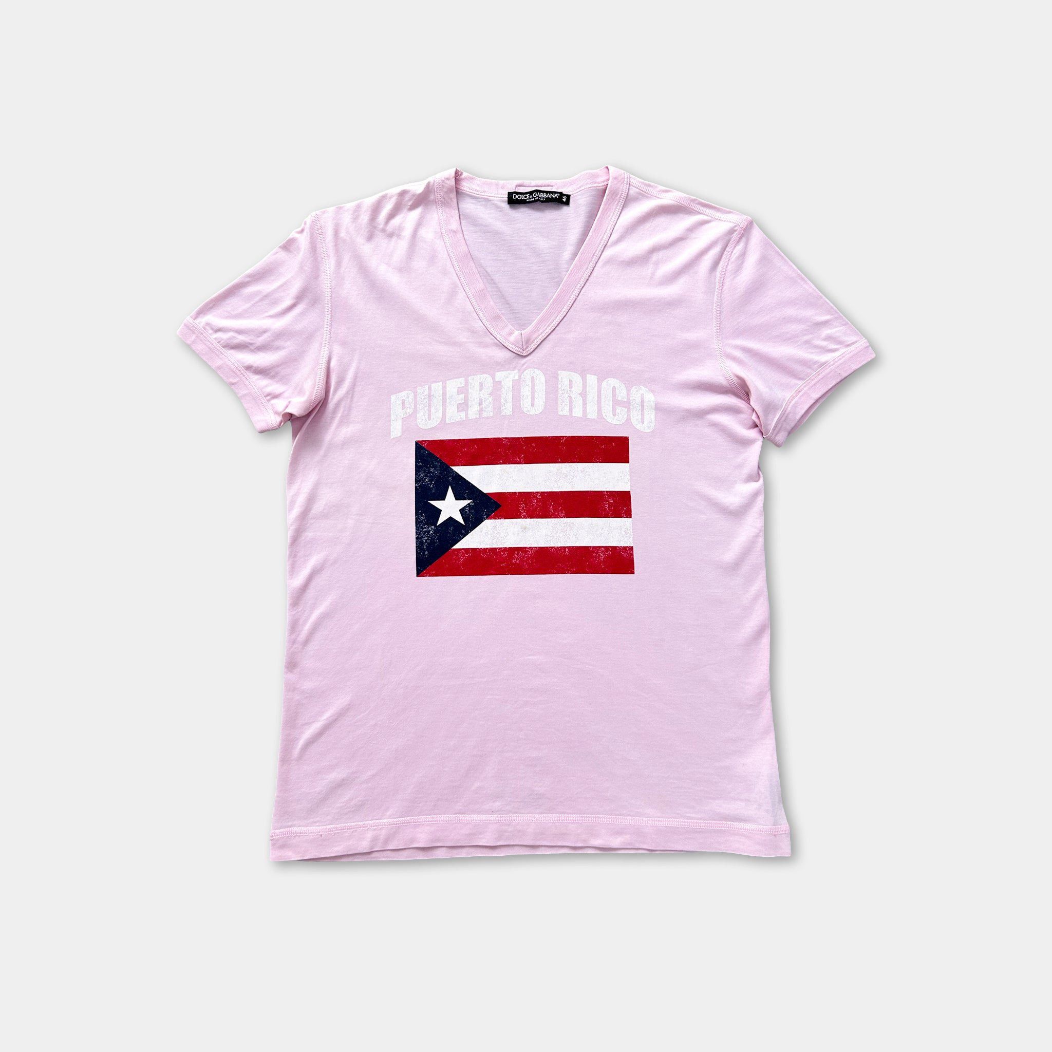 Dolce & Gabbana Dolce & Gabbana Puerto Rico Graphic Tee Size US M / EU 48-50 / 2 - 1 Thumbnail