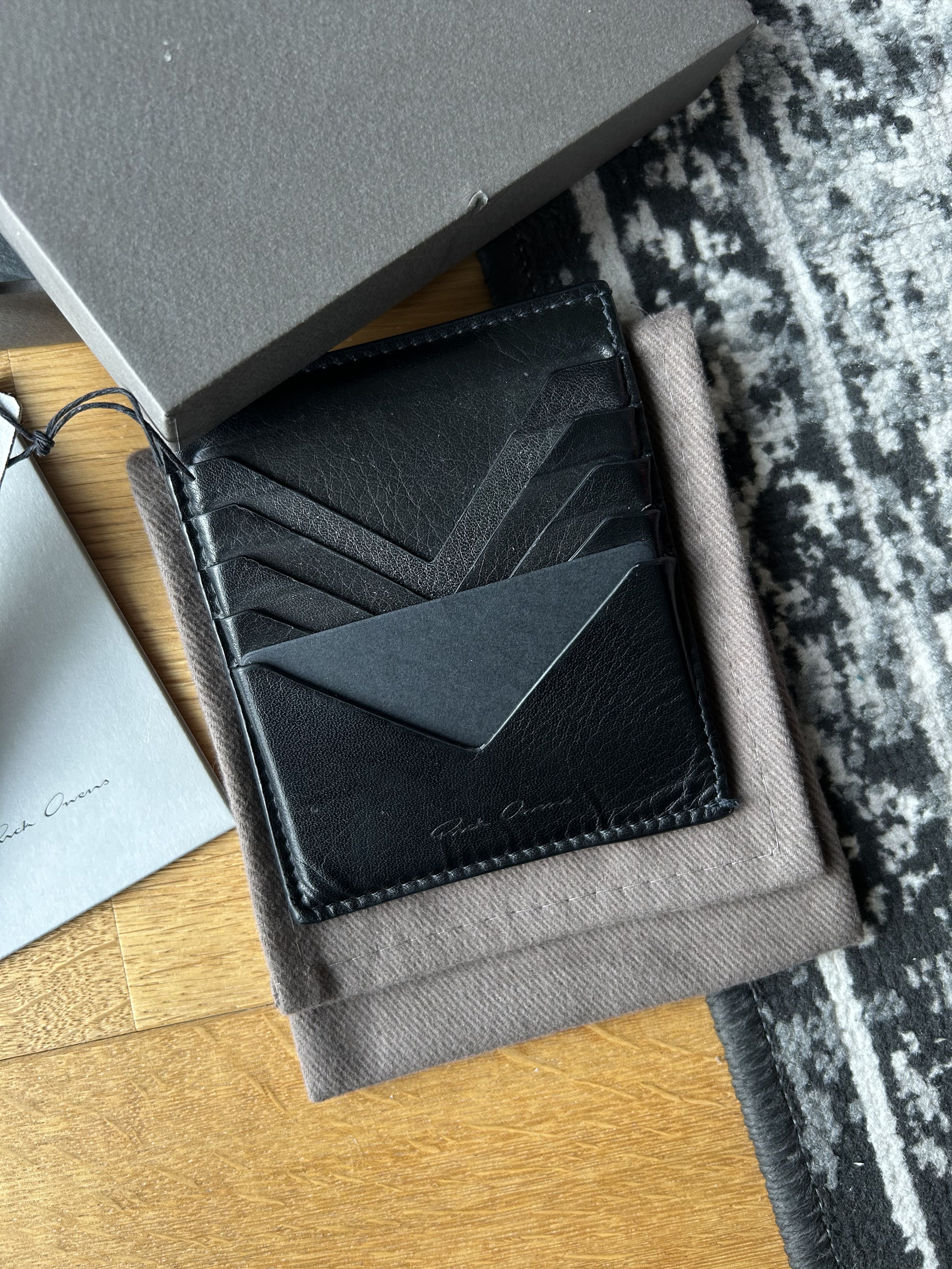 Rick Owens SQUARE CC HOLDER Size ONE SIZE - 2 Thumbnail