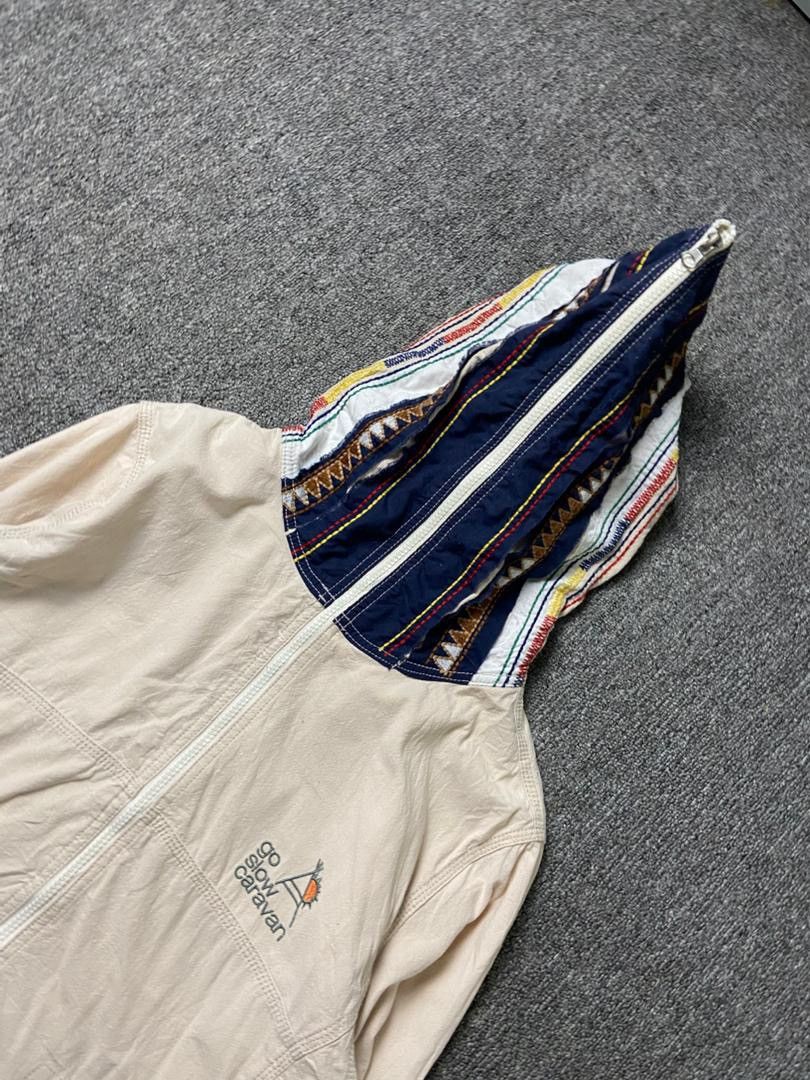 go slow caravan Go Slow Caravan Distinctive Pattern Hooded Jacket (193) Size US XS / EU 42 / 0 - 11 Thumbnail
