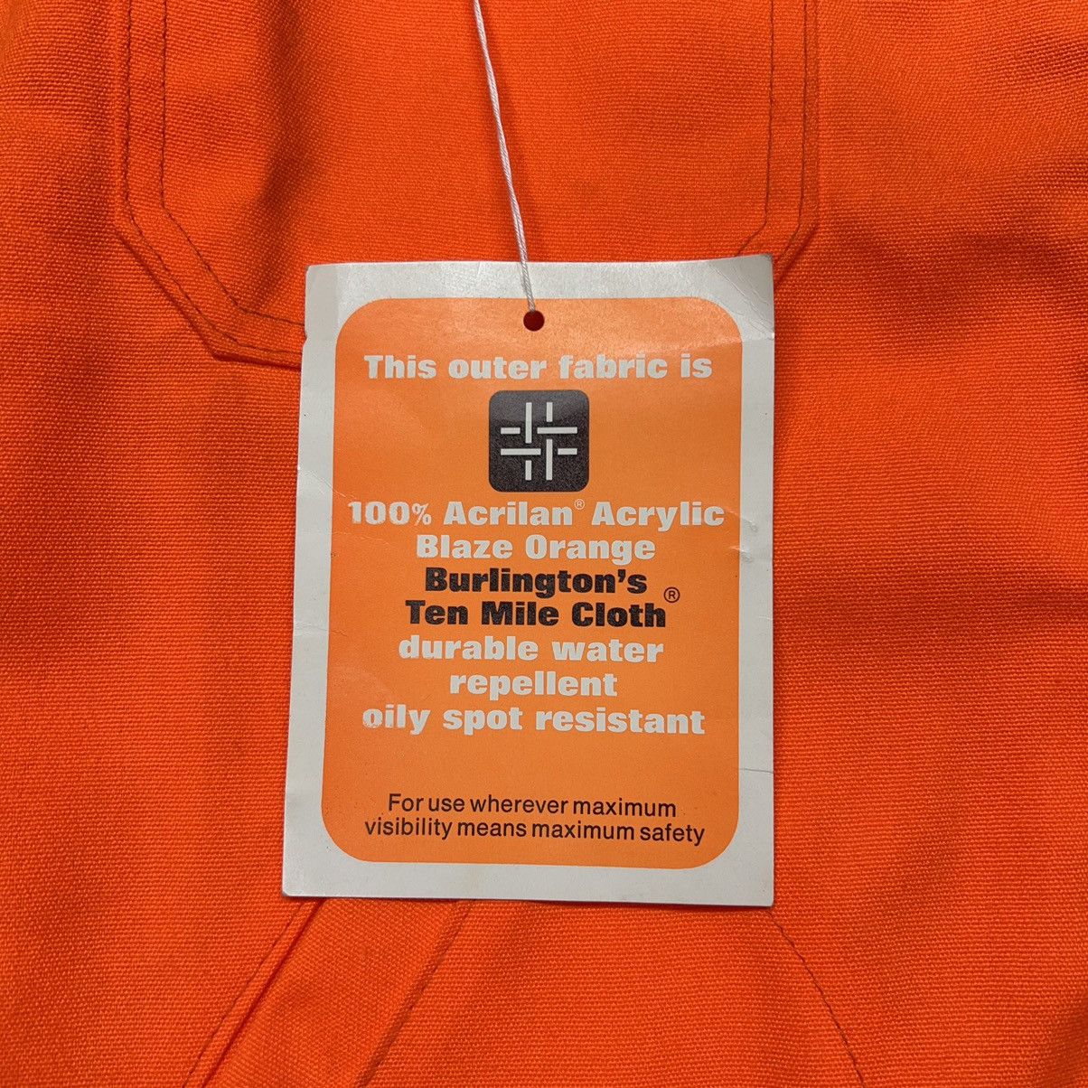 Vintage × Woolrich Woolen Mills VTG Woolrich Jacket Orange Blaze Hunting Zip Workwear 90s Size US M / EU 48-50 / 2 - 2 Thumbnail