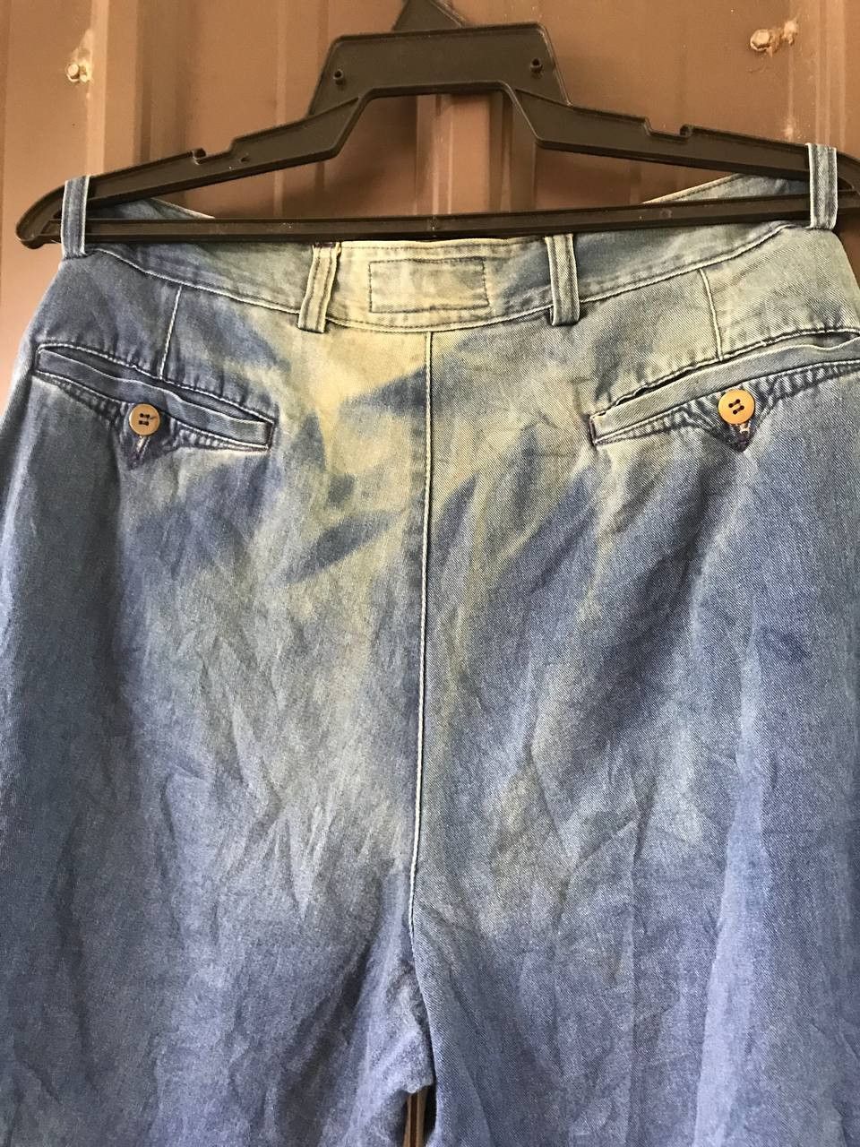 Indigo × Versace × Versace Jeans Couture Vintage Versace Faded Shorts Size US 30 / EU 46 - 4 Thumbnail