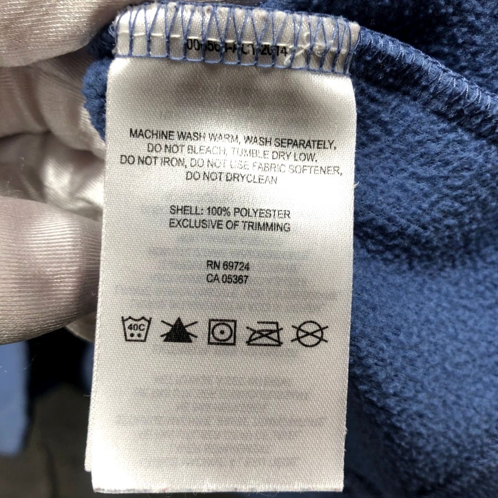 Vintage Columbia Polartec Fleece Pullover Womens L Blue 1/4 Zip Sweater Size L / US 10 / IT 46 - 4 Thumbnail