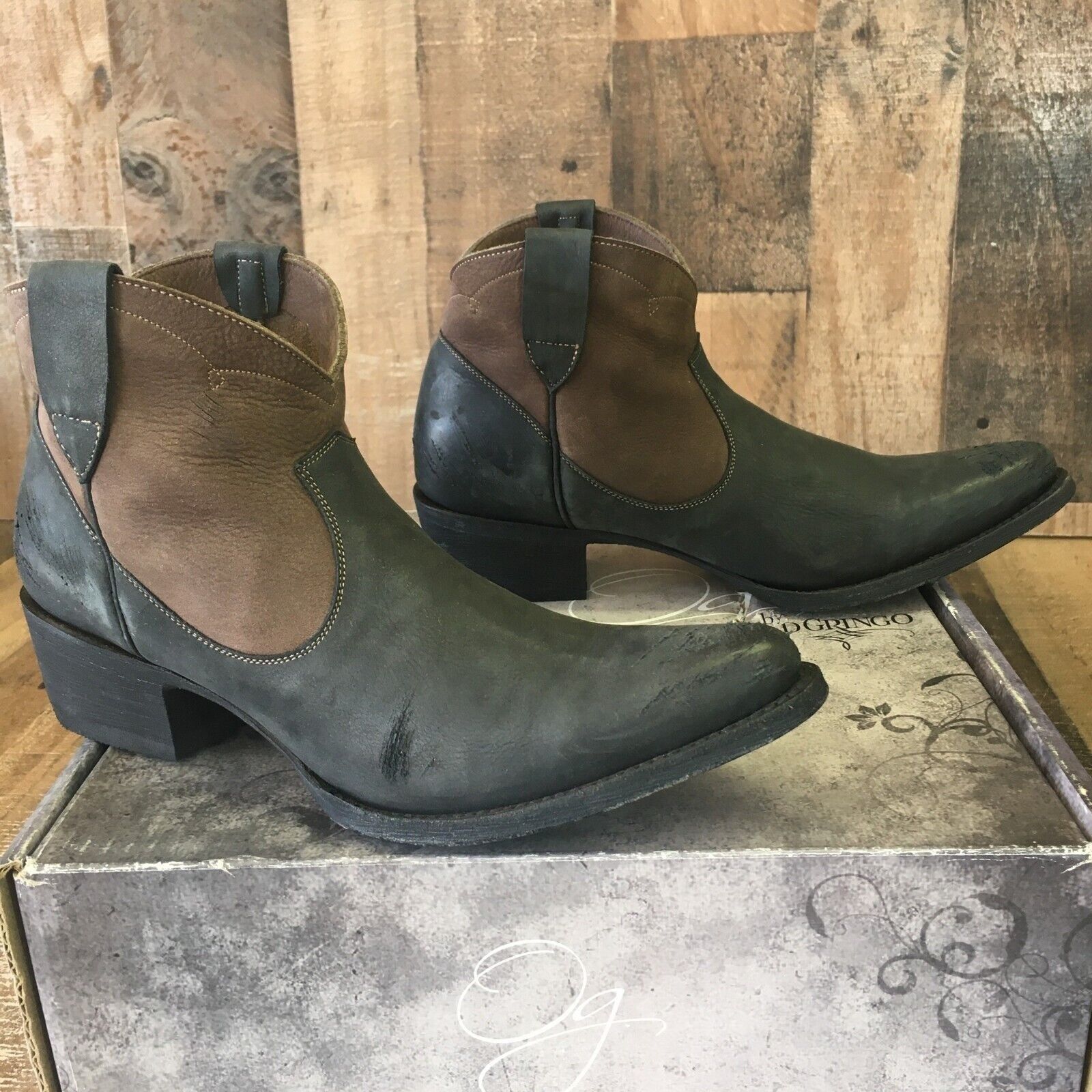 Old Gringo Old Gringo OGBL1883-3 Carmina Ankle Cowboy Boots Womens 7 B Size US 7 / IT 37 - 11 Thumbnail