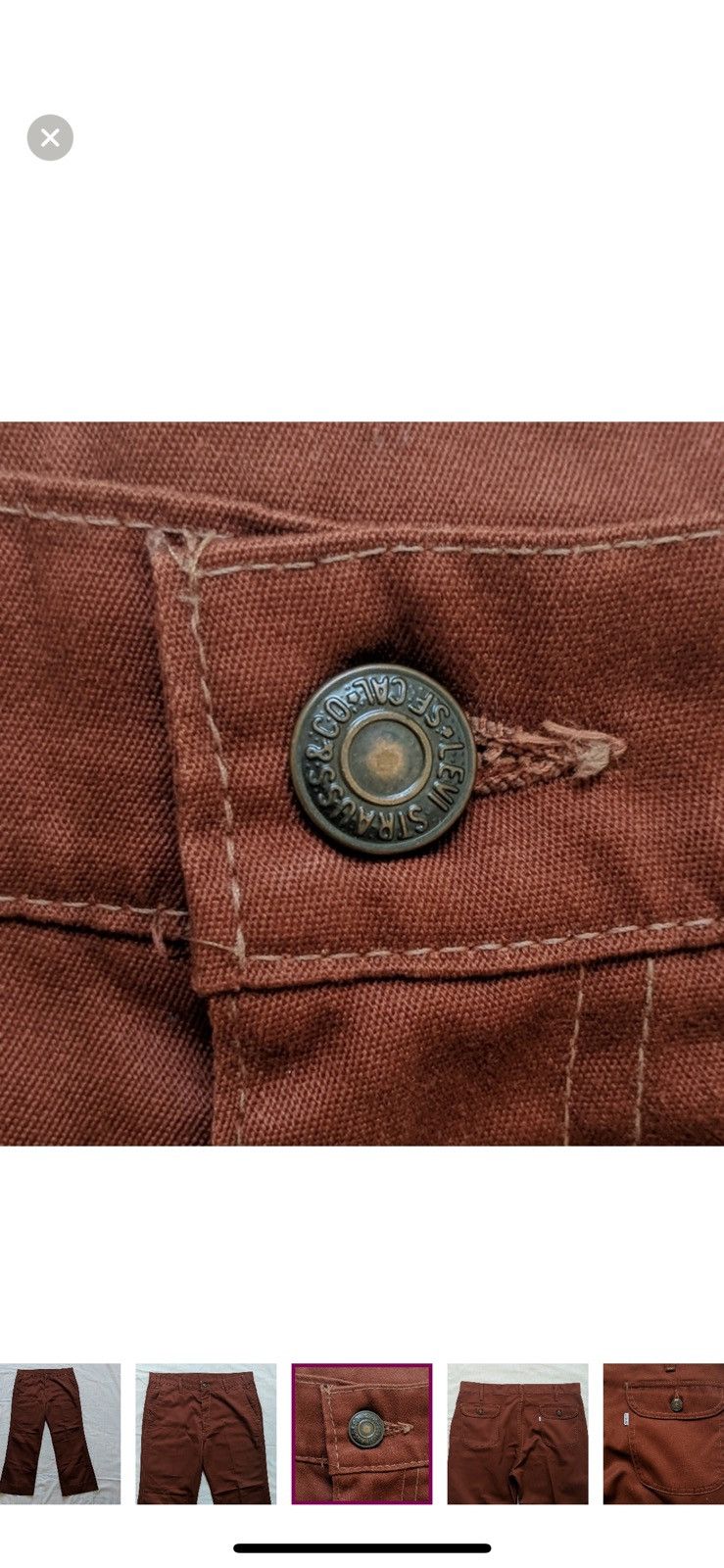 Levi's Vintage Clothing Vintage 70s Levi’s Flared trousers Size US 36 / EU 52 - 4 Thumbnail