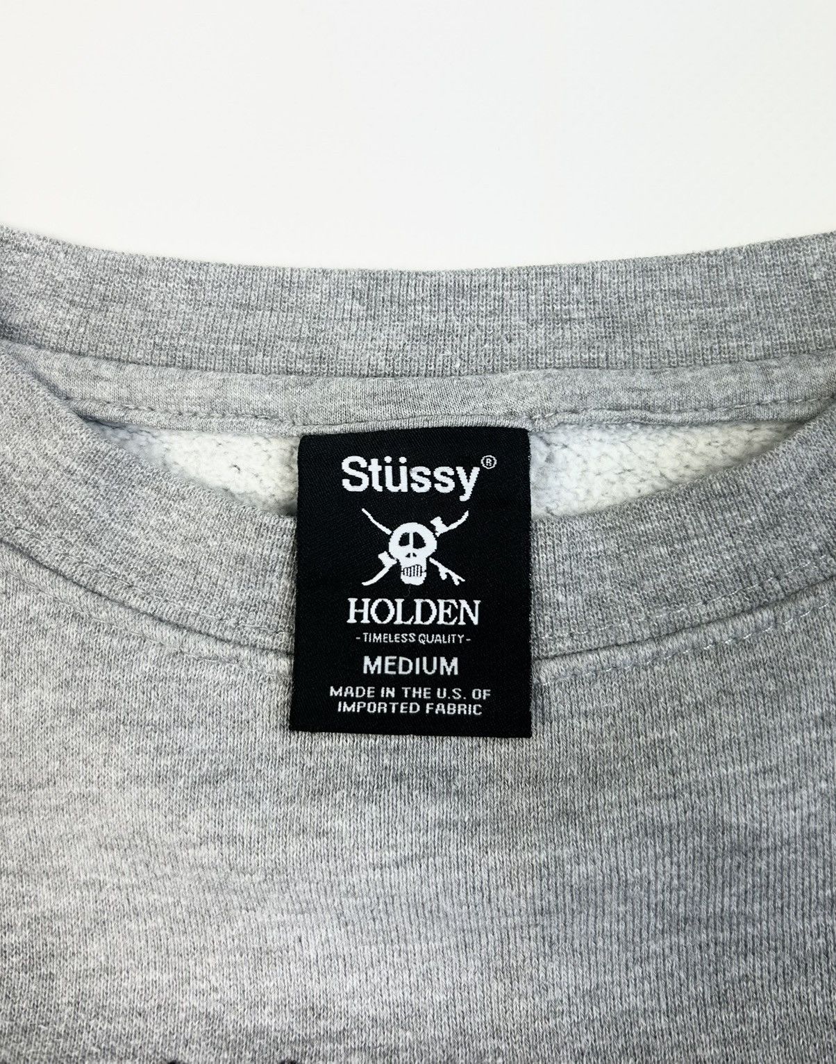 Holden Outerwear × Stussy × Vintage rare Vintage Stussy x Holden Skull Sweatshirt 90's Y2k Size US M / EU 48-50 / 2 - 9 Thumbnail