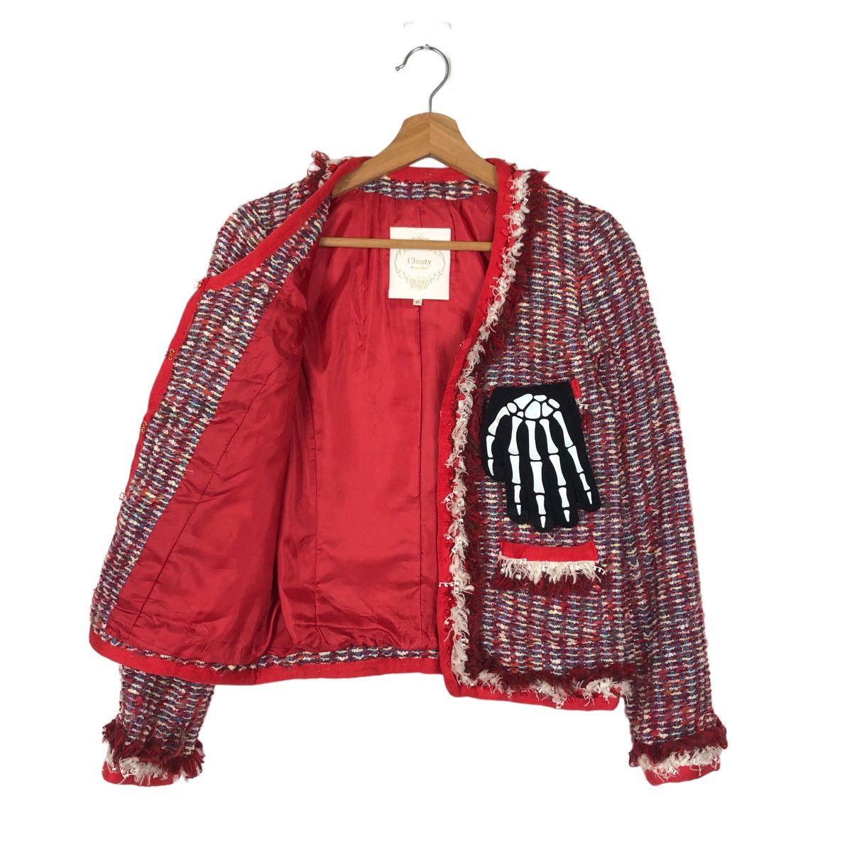 Japanese Brand 🔥TWEED JACKET CHASTY JAPAN MADE INSPIRED CHANEL LUXURY Size M / US 6-8 / IT 42-44 - 8 Thumbnail