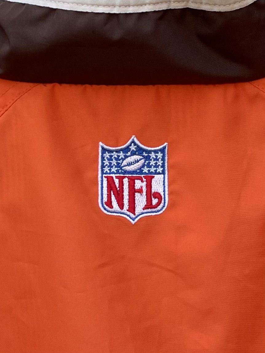 Puma 90s PUMA NFL Cleveland Browns Spellout 1/4 Zip Windbreaker Size US XXL / EU 58 / 5 - 8 Thumbnail