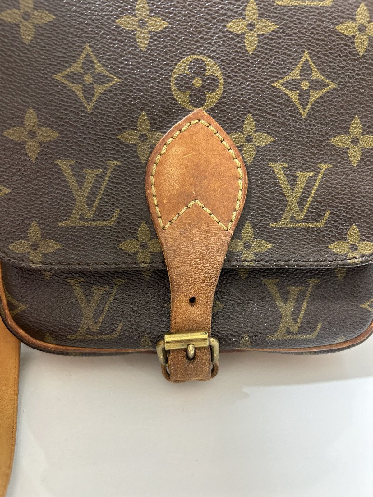 Louis Vuitton Louis Vuitton Monogram Mini Cartouchiere PM Crossbody 874 SL Size ONE SIZE - 3 Thumbnail