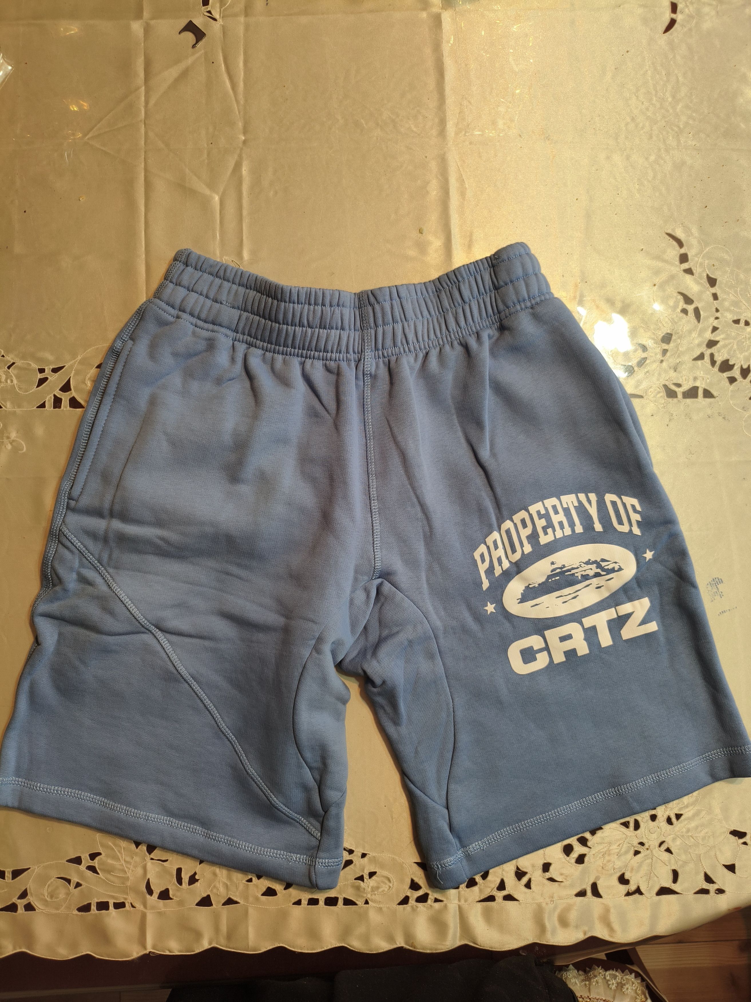 Corteiz Corteiz HMP Raw Hem shorts heather grey medium | Grailed