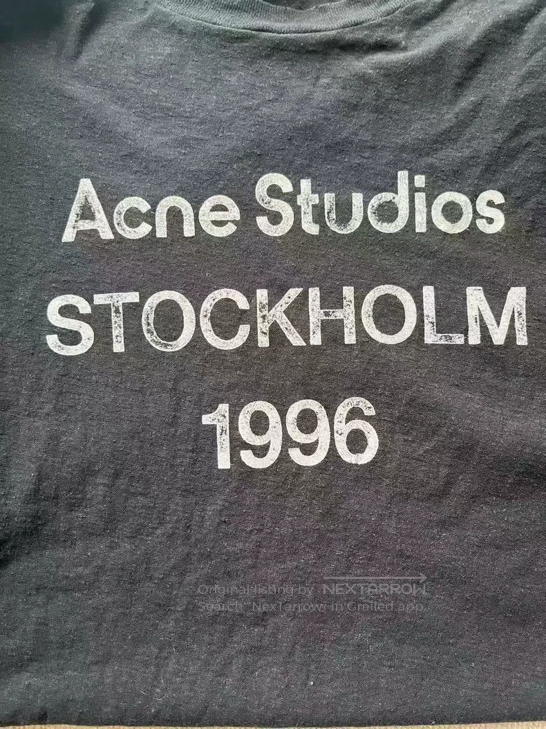 Acne Studios Acne Studios 1996 Series Letter Printed Crewneck Short Sle Size US S / EU 44-46 / 1 - 3 Thumbnail