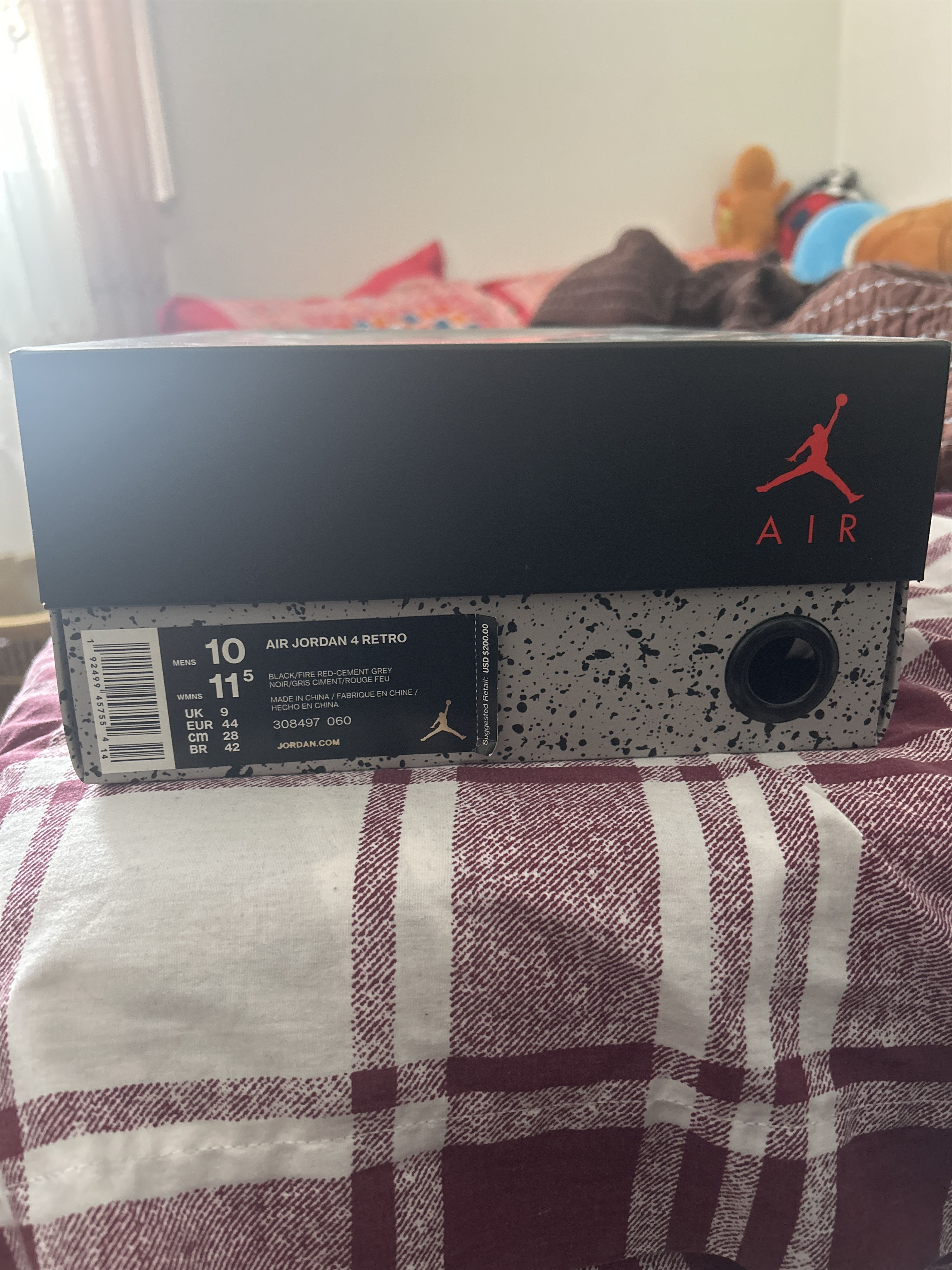 Jordan Brand Jordan 4 bred reimagined Size US 10 / EU 43 - 15 Thumbnail