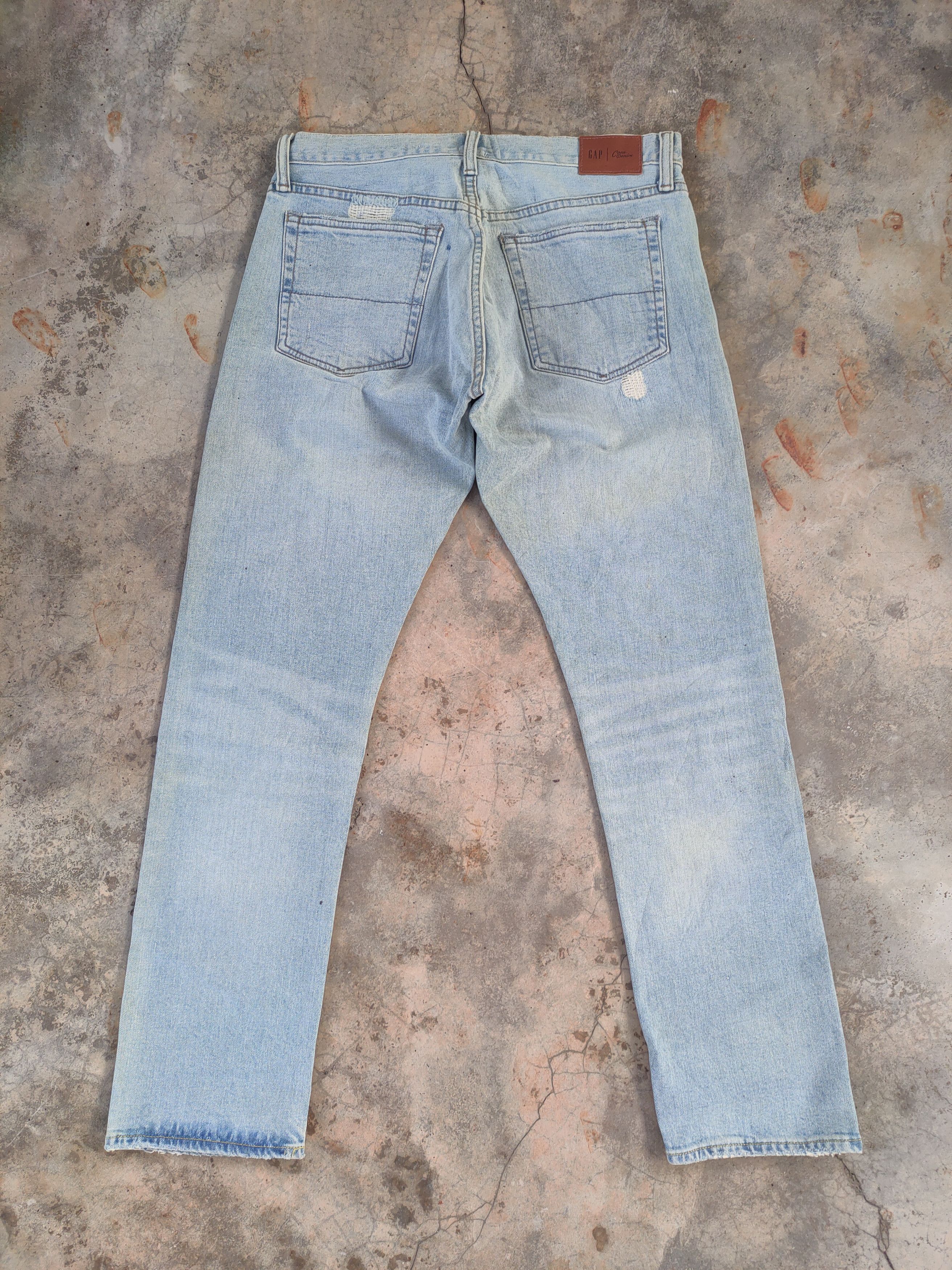 Gap W32 VINTAGE GAP FADED BLUE DISTRESSED JEANS PANTS Size US 32 / EU 48 - 9 Thumbnail