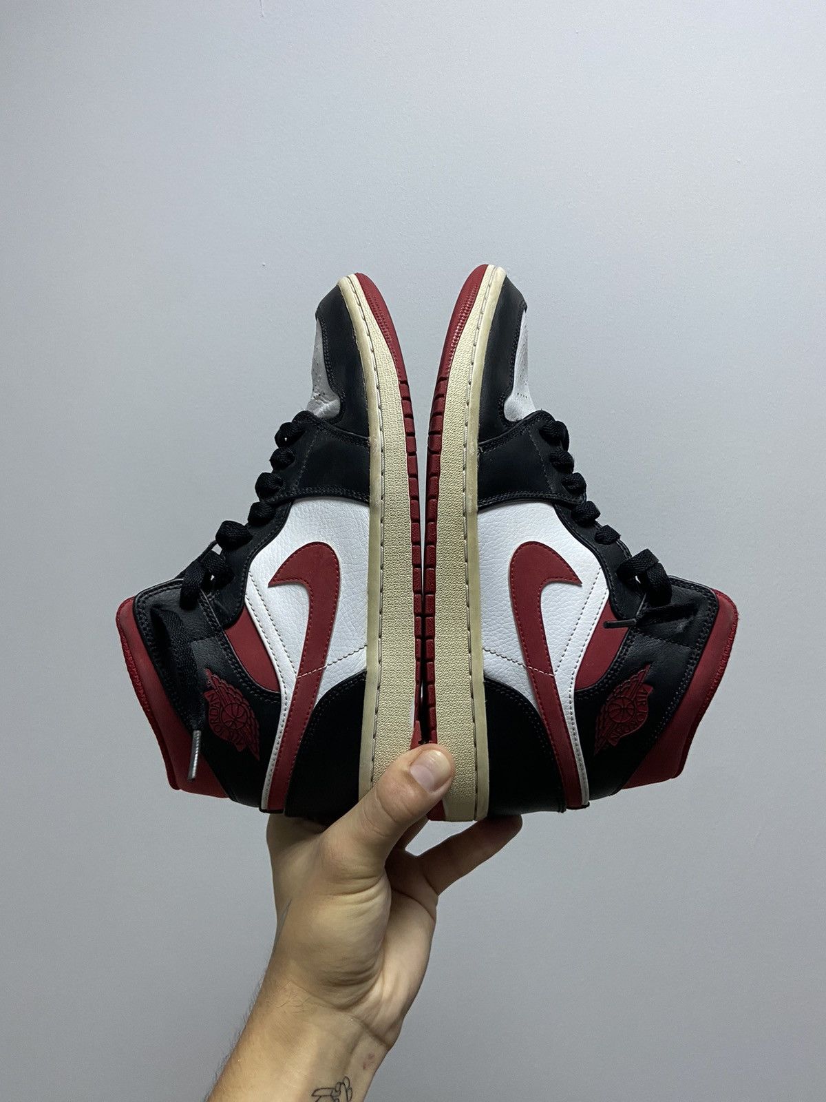 Jordan Brand × Nike × Vintage Air Jordan Nike Retro High 1 Vintage Shoes Y2K Size US 8.5 / EU 41-42 - 10 Thumbnail