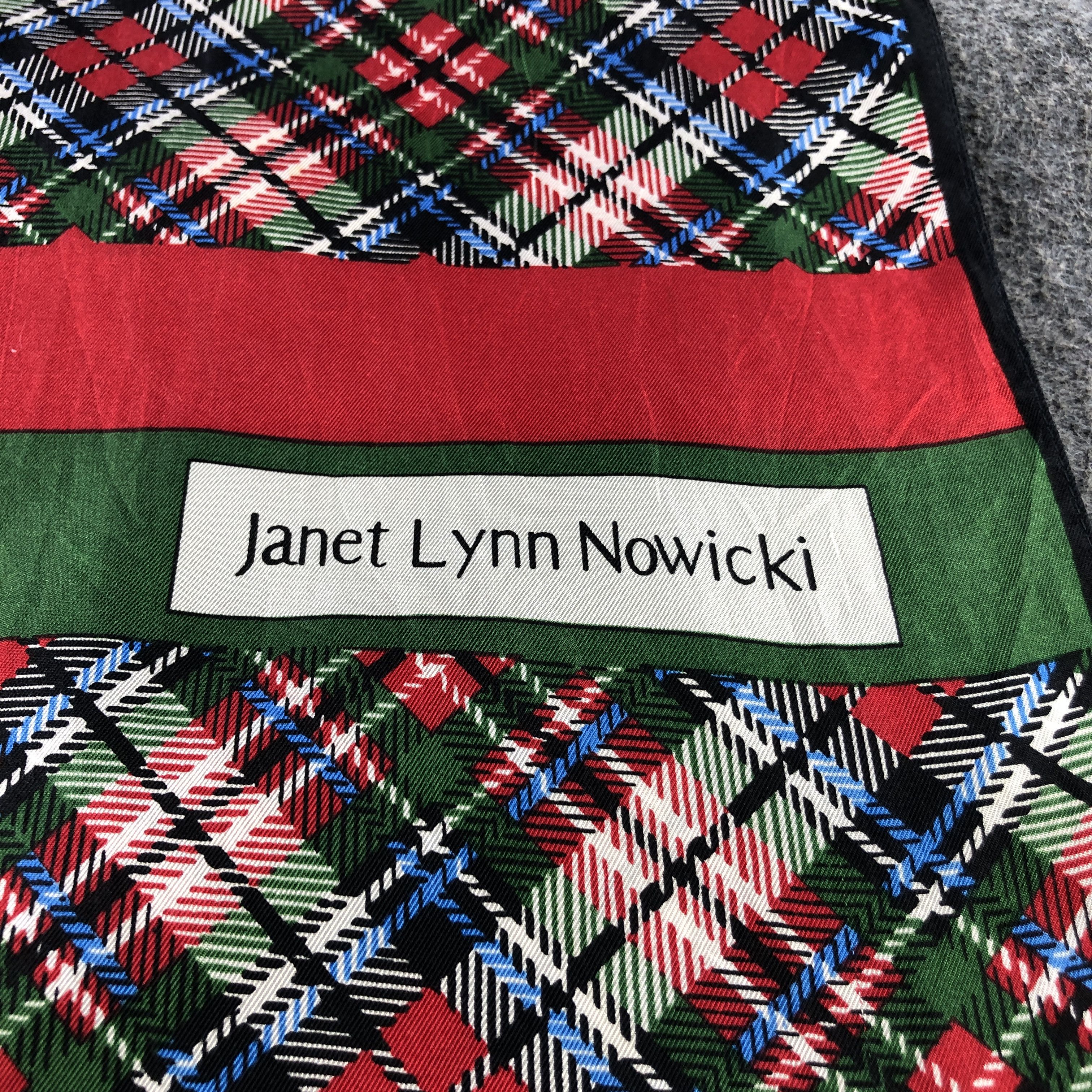 Vintage Vintage Janet Lynn Nowicki Silk Stole Silk Scarf M1399 Size ONE SIZE - 4 Thumbnail